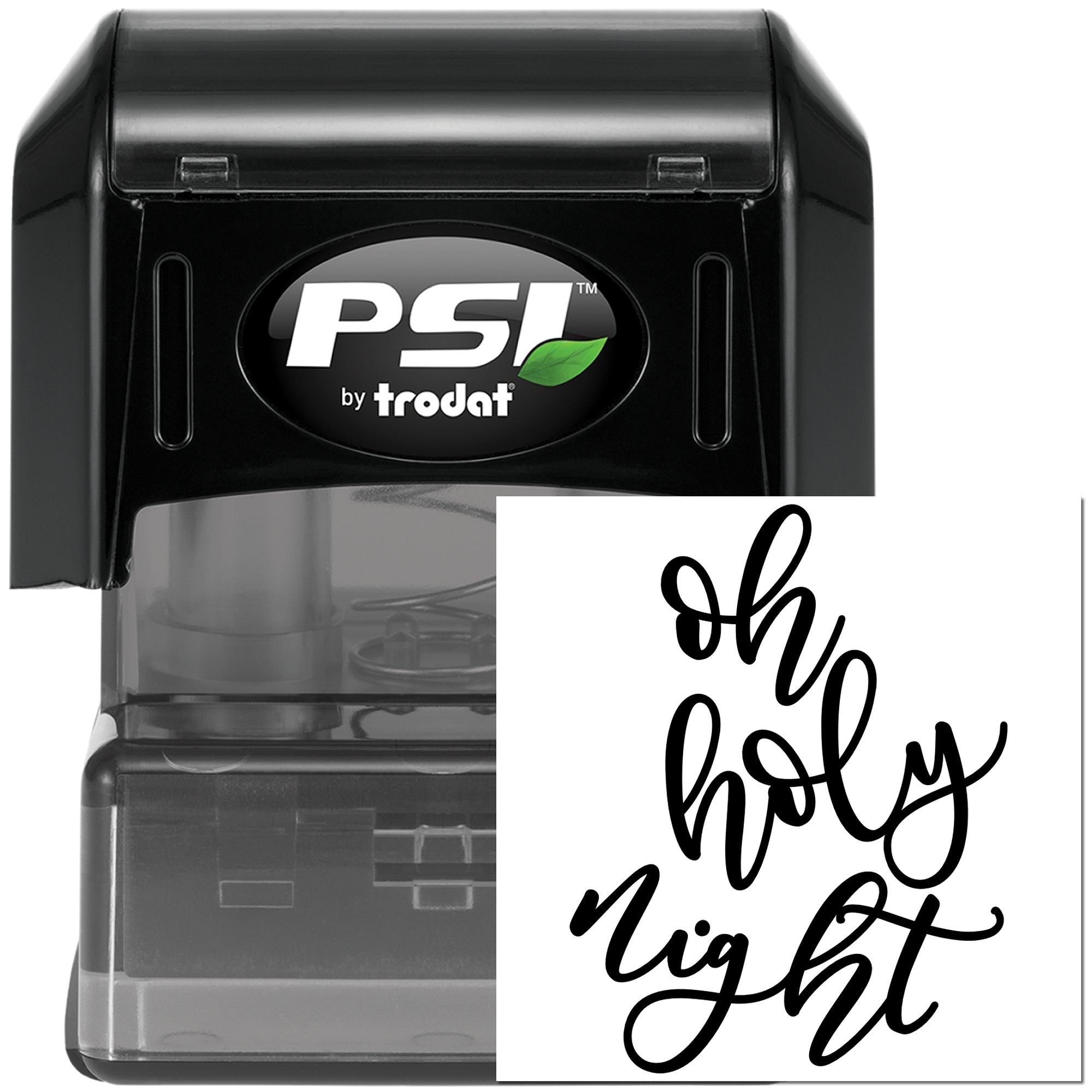 Pre-Inked Oh Holy Night Note Card Stamp