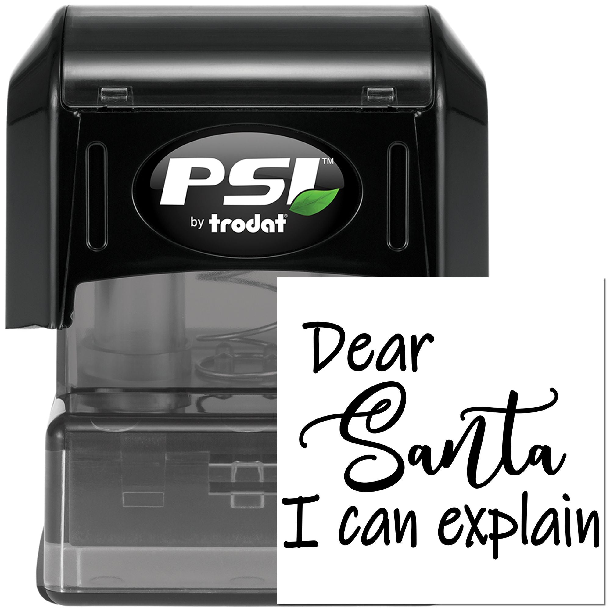 Pre-Inked Dear Santa Letter Tag Stamp