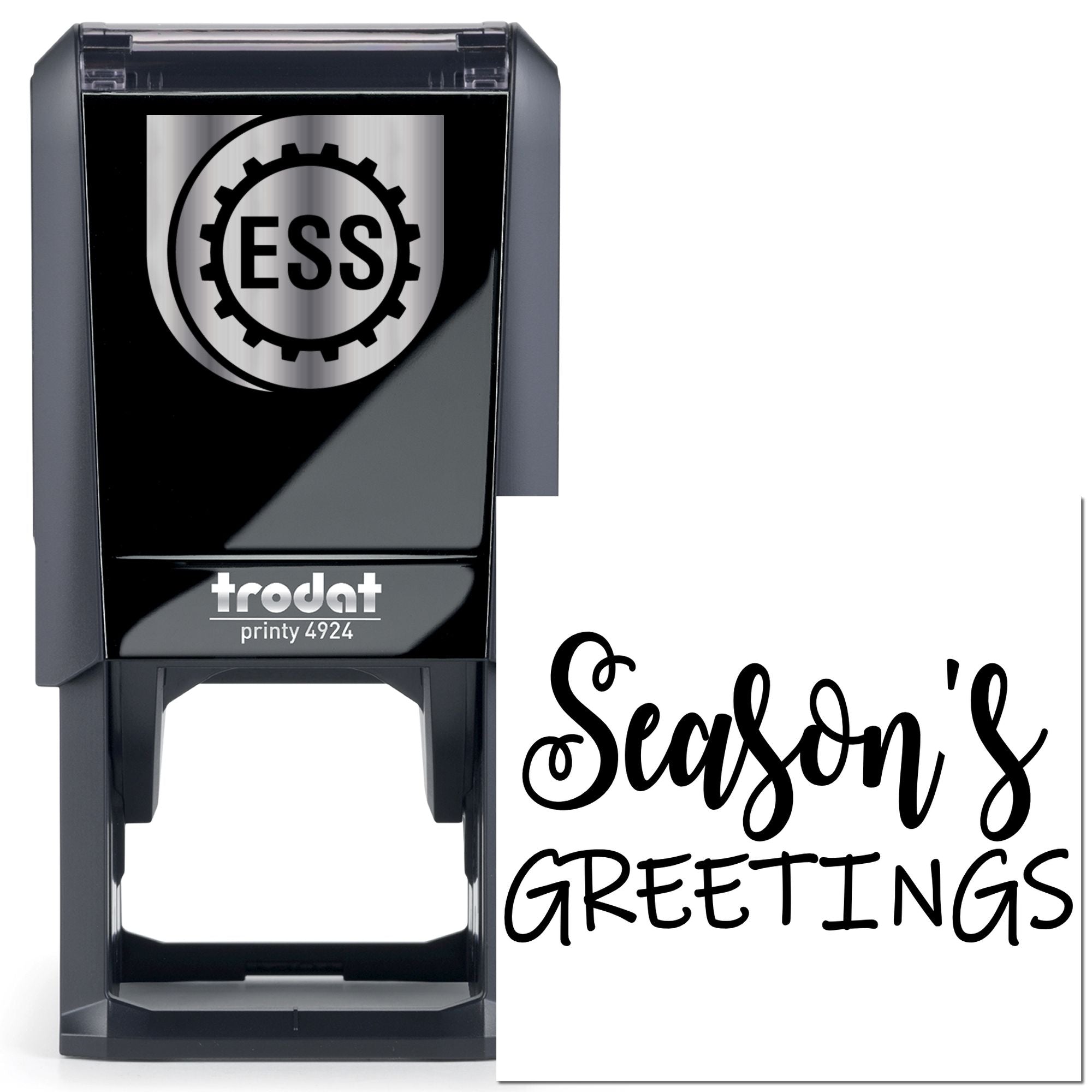Self-Inking Season's Greetings Scrapbooking Stamp