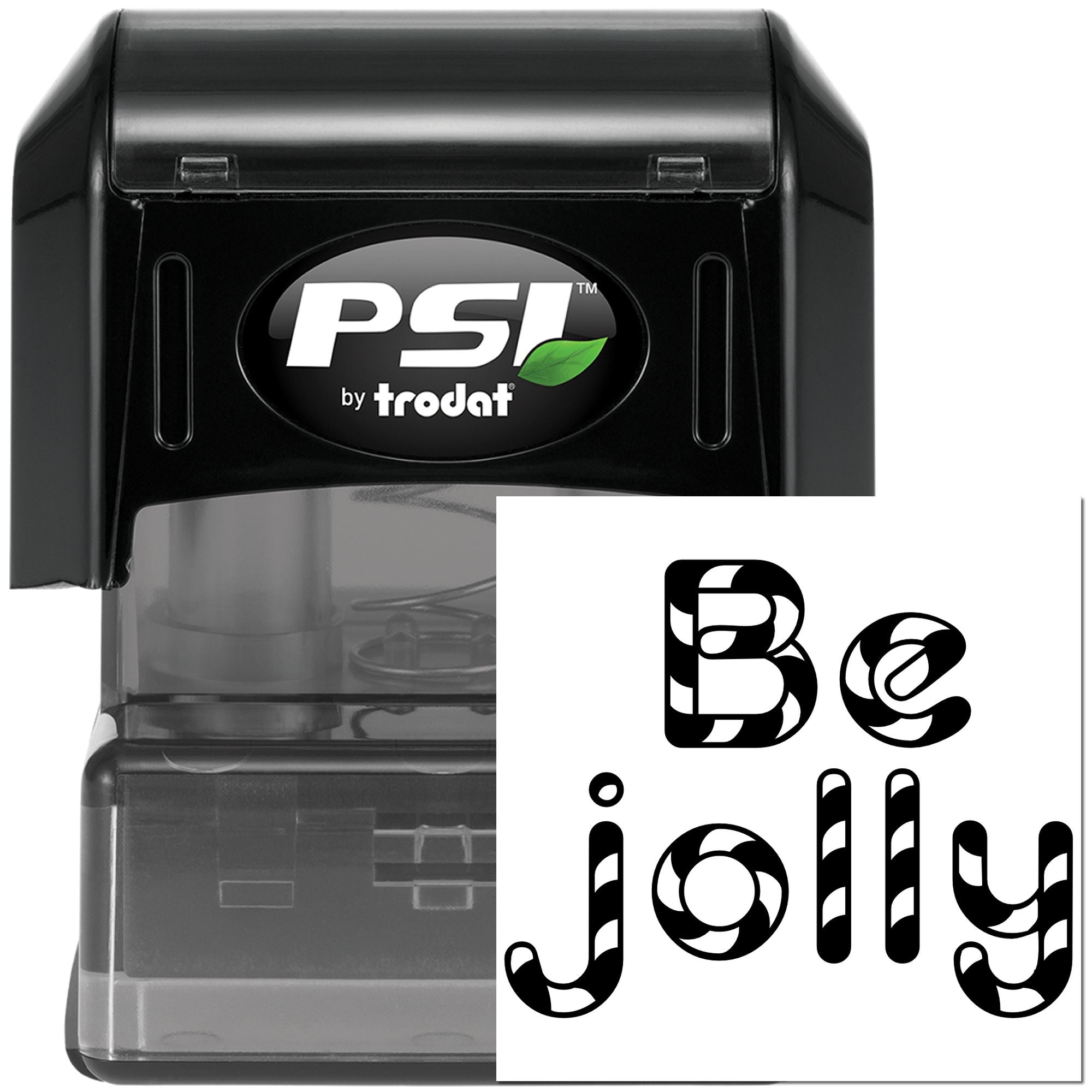 Pre-Inked Candy Cane Letters Scrapbooking Stamp