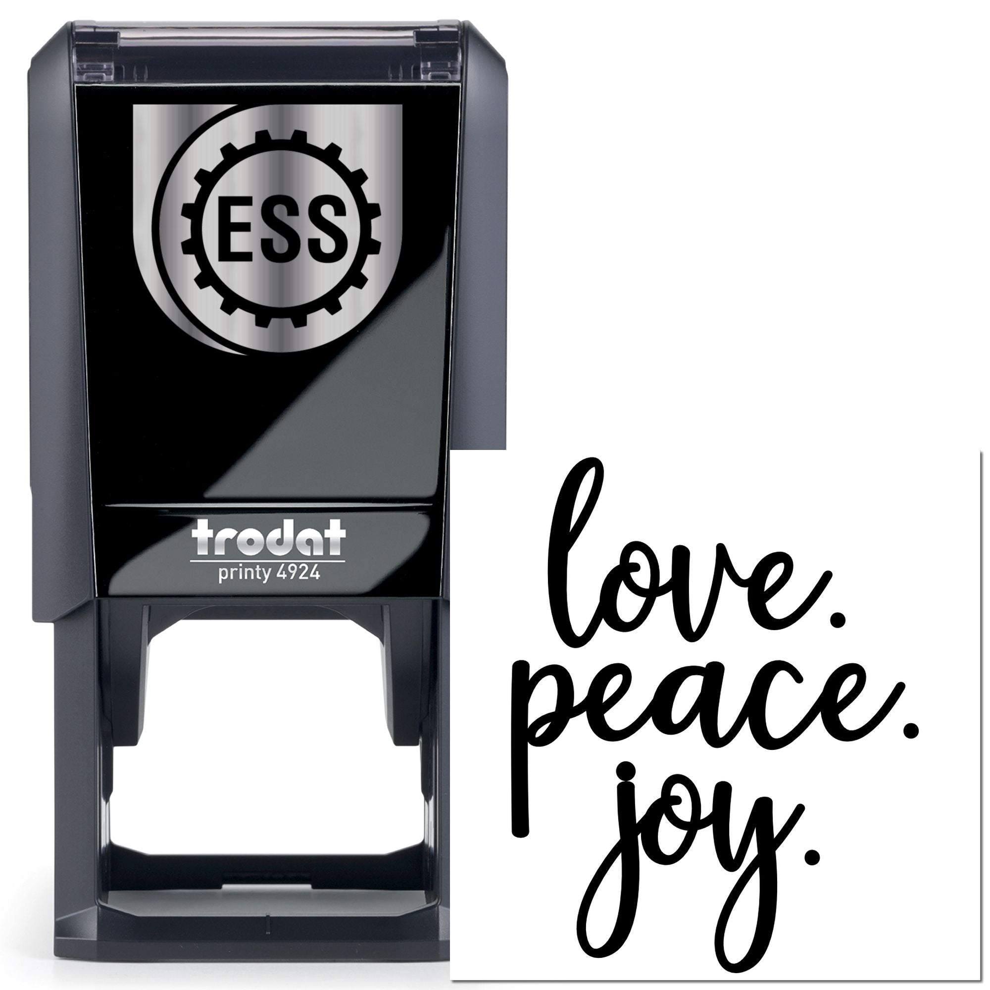 Self-Inking Joyful Peace Favor Tag Stamp