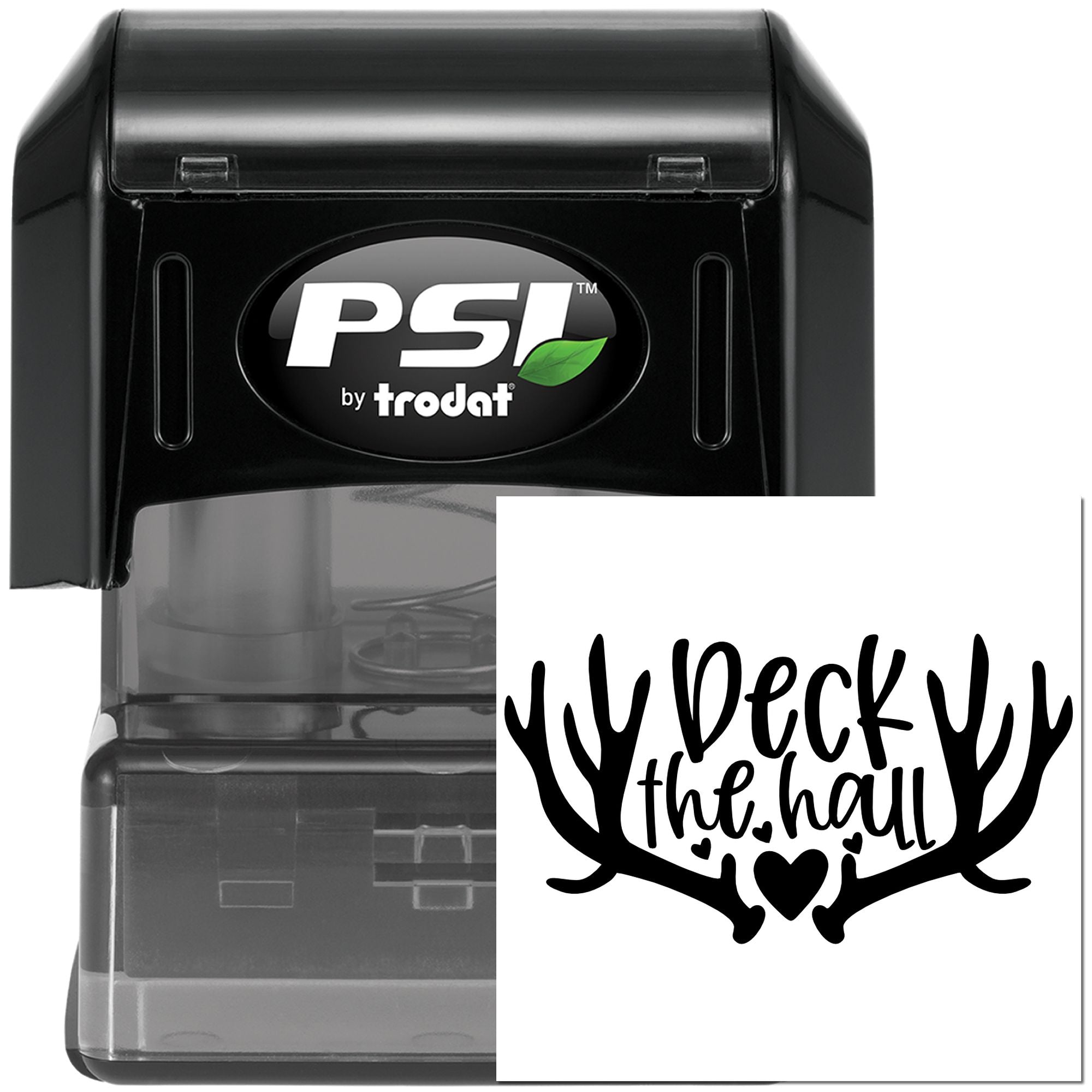 Pre-Inked Deck The Hall Party Favor Stamp