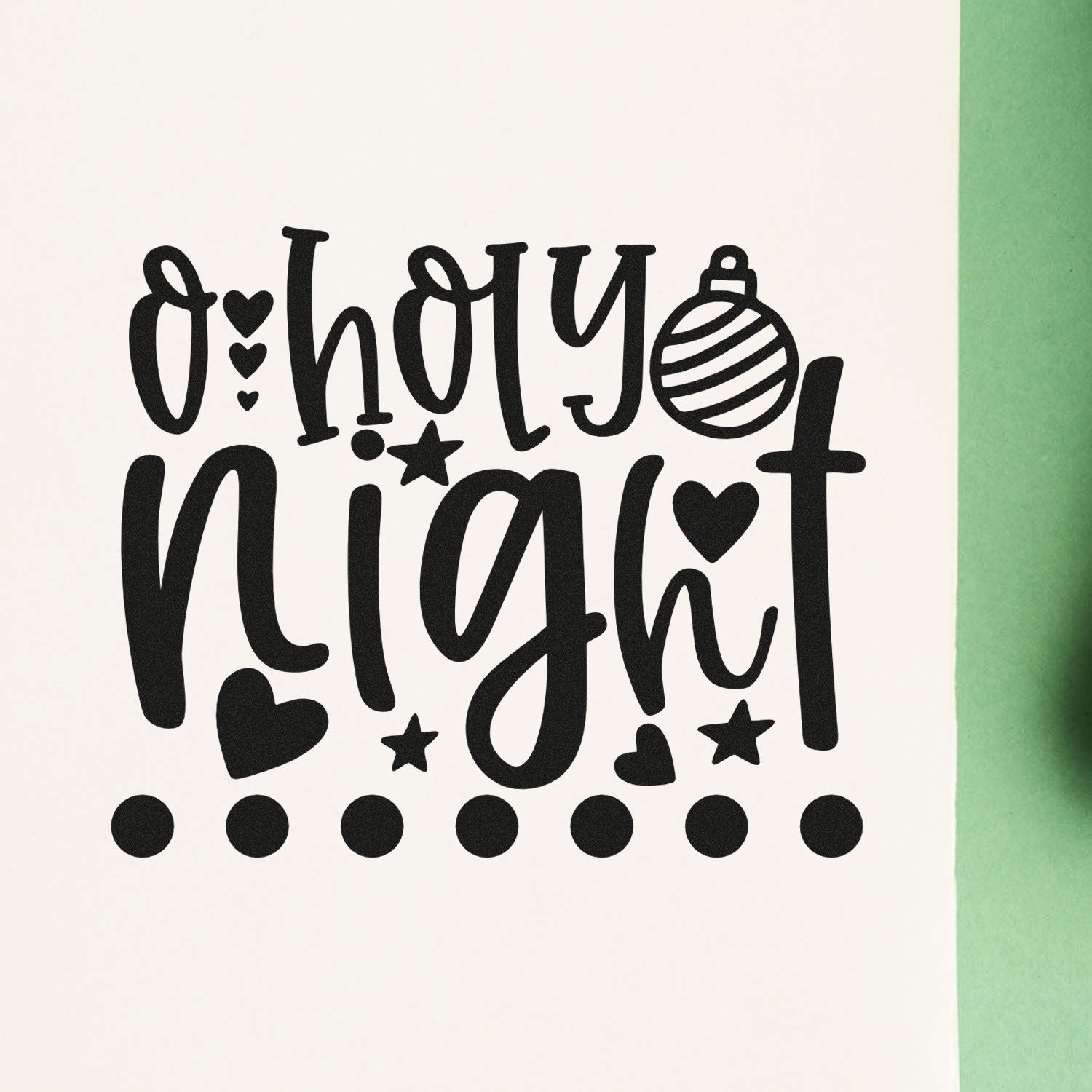 Self-Inking Holiday Night Crafting Stamp