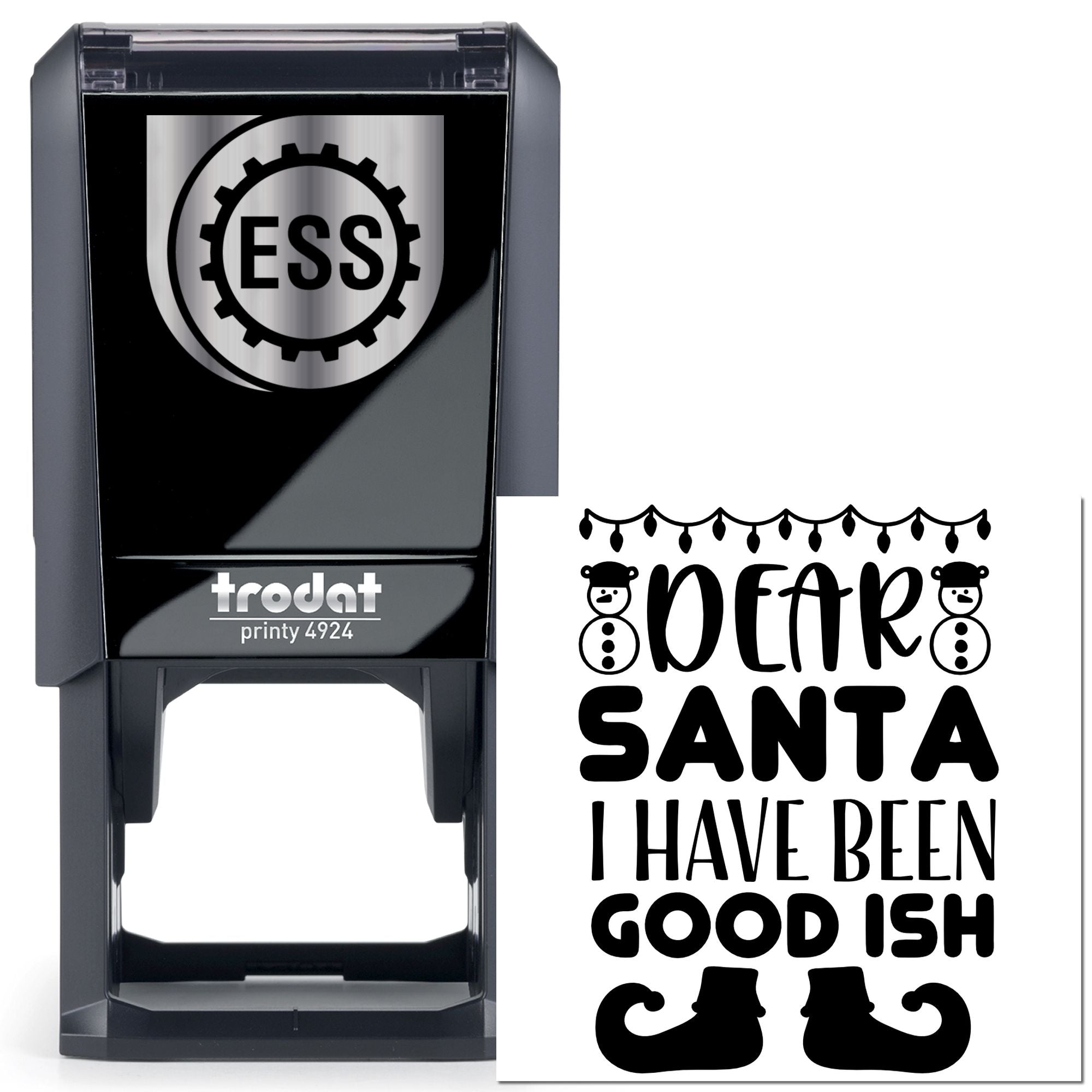 Self-Inking Holiday Humor Card Stamp