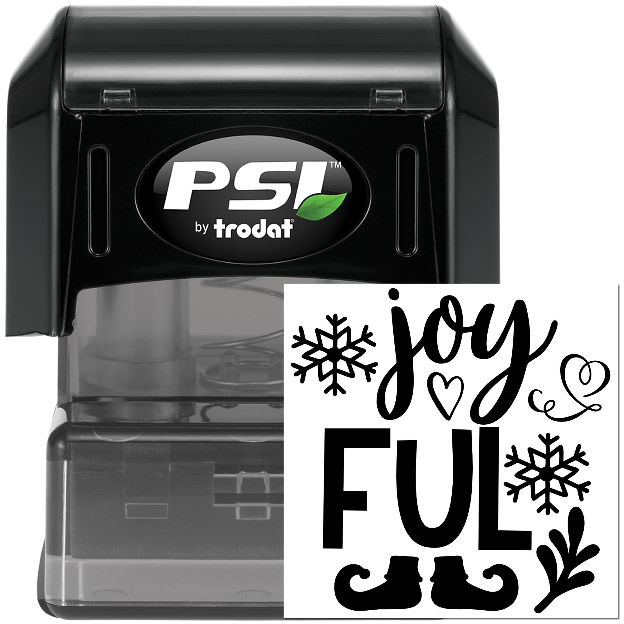 Pre-Inked Joyful Winter Boots Cardmaking Stamp