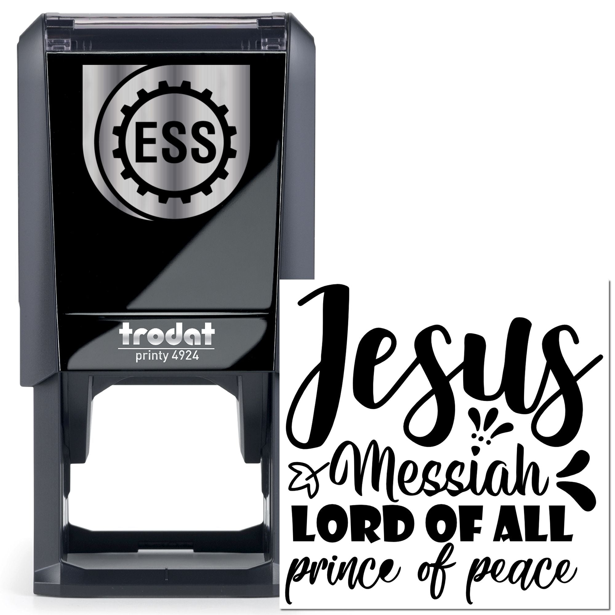 Self-Inking Jesus Messiah Card Stamp