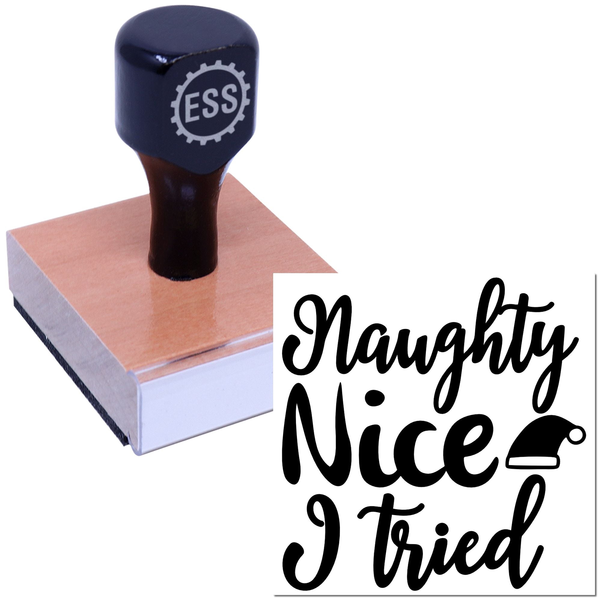 Cheeky Holiday Effort Papercraft Rubber Stamp