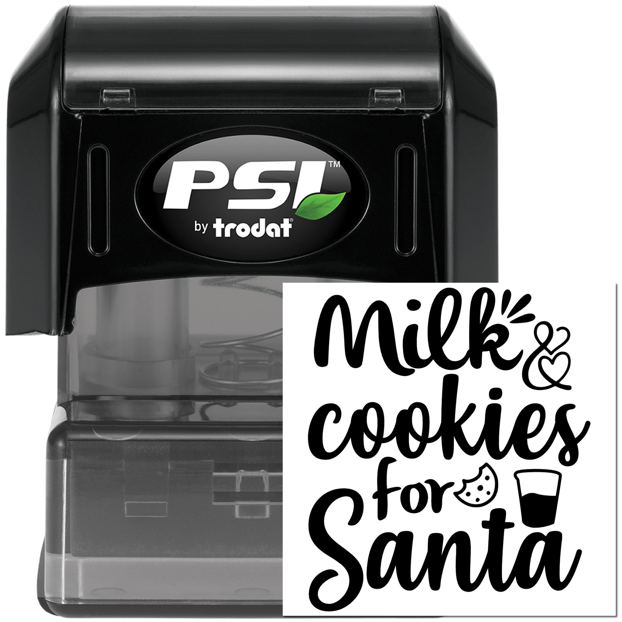 Pre-Inked Cookies For Santa Postcard Stamp