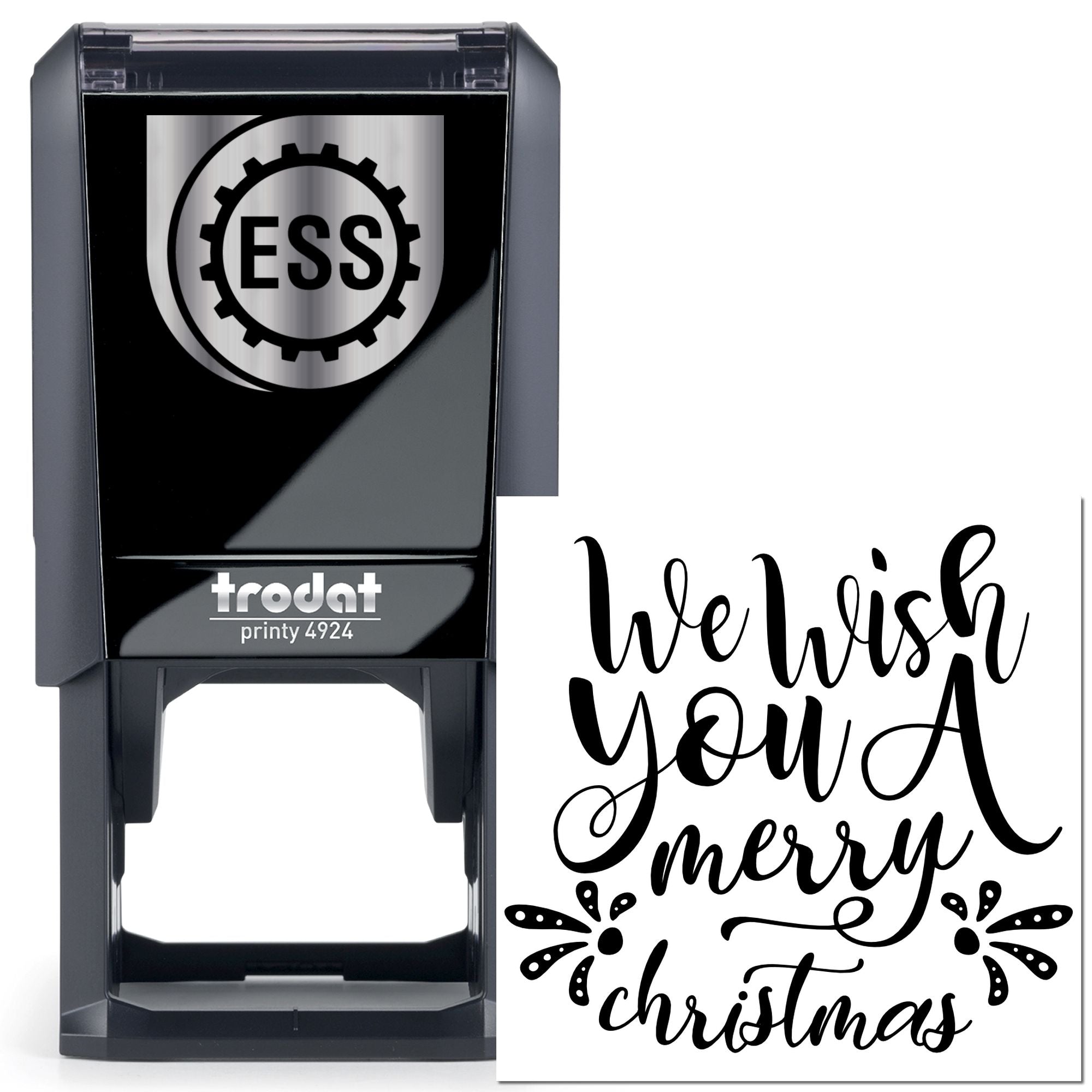 Self-Inking Merry Christmas Party Favor Stamp