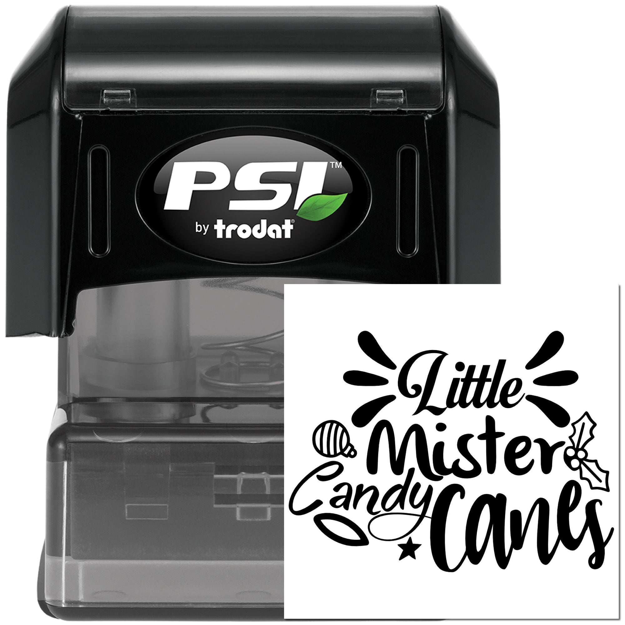 Pre-Inked Little Mister Candy Crafting Stamp