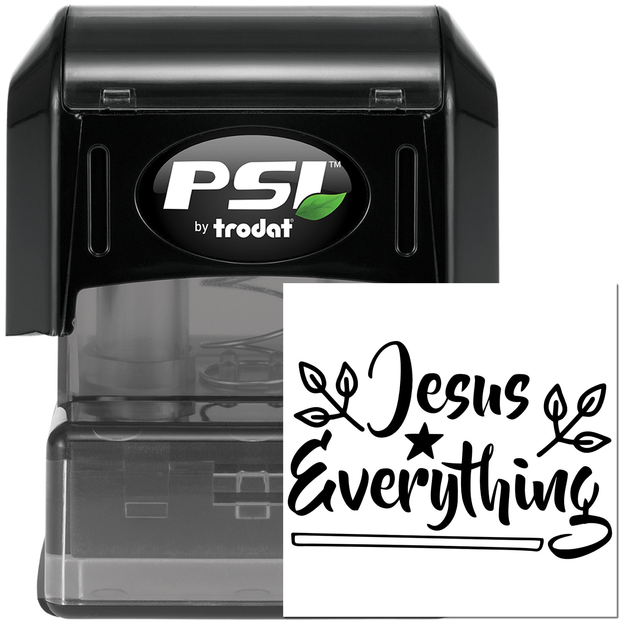Pre-Inked Jesus Is Everything Card Stamp