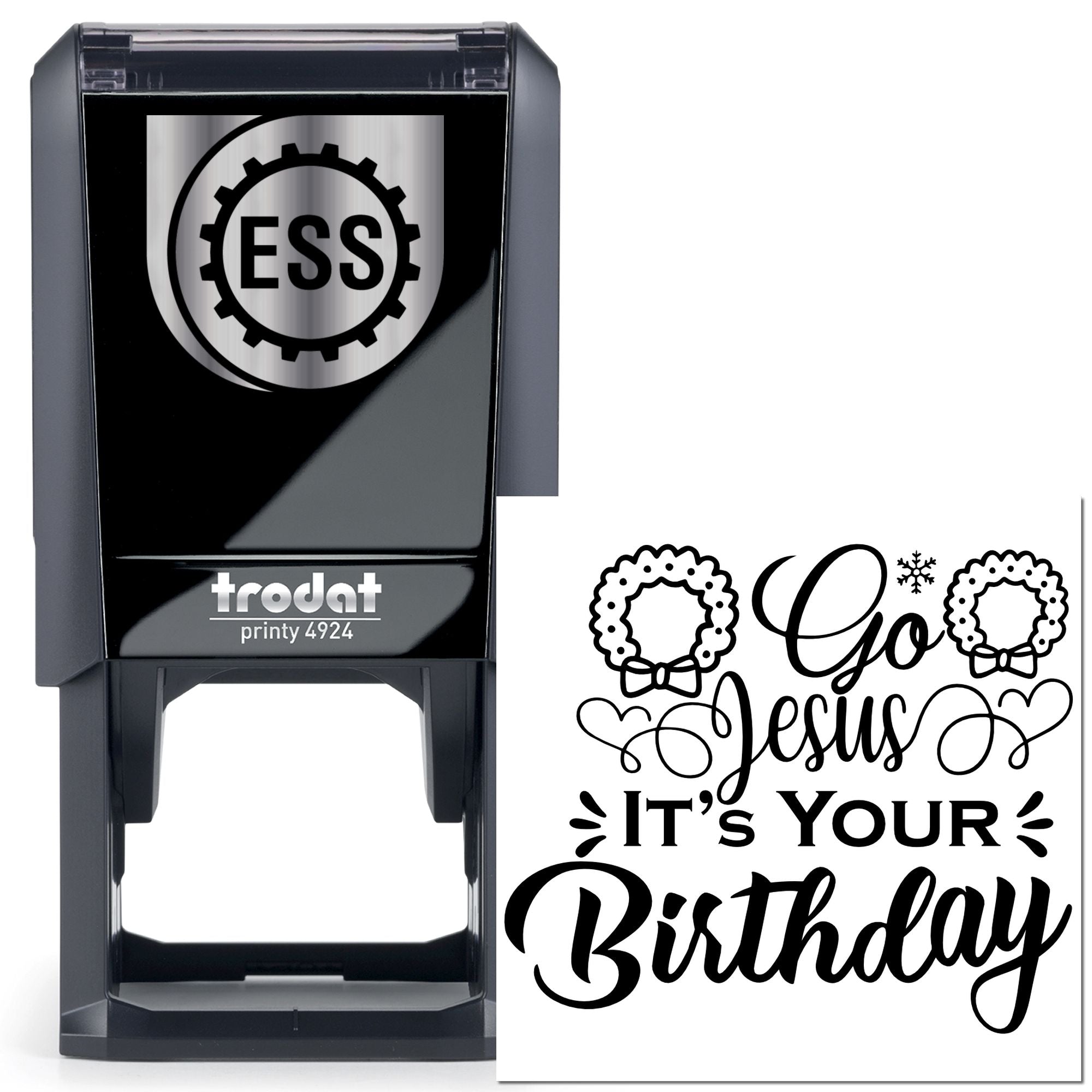 Self-Inking Jesus Birthday Paper Craft Stamp