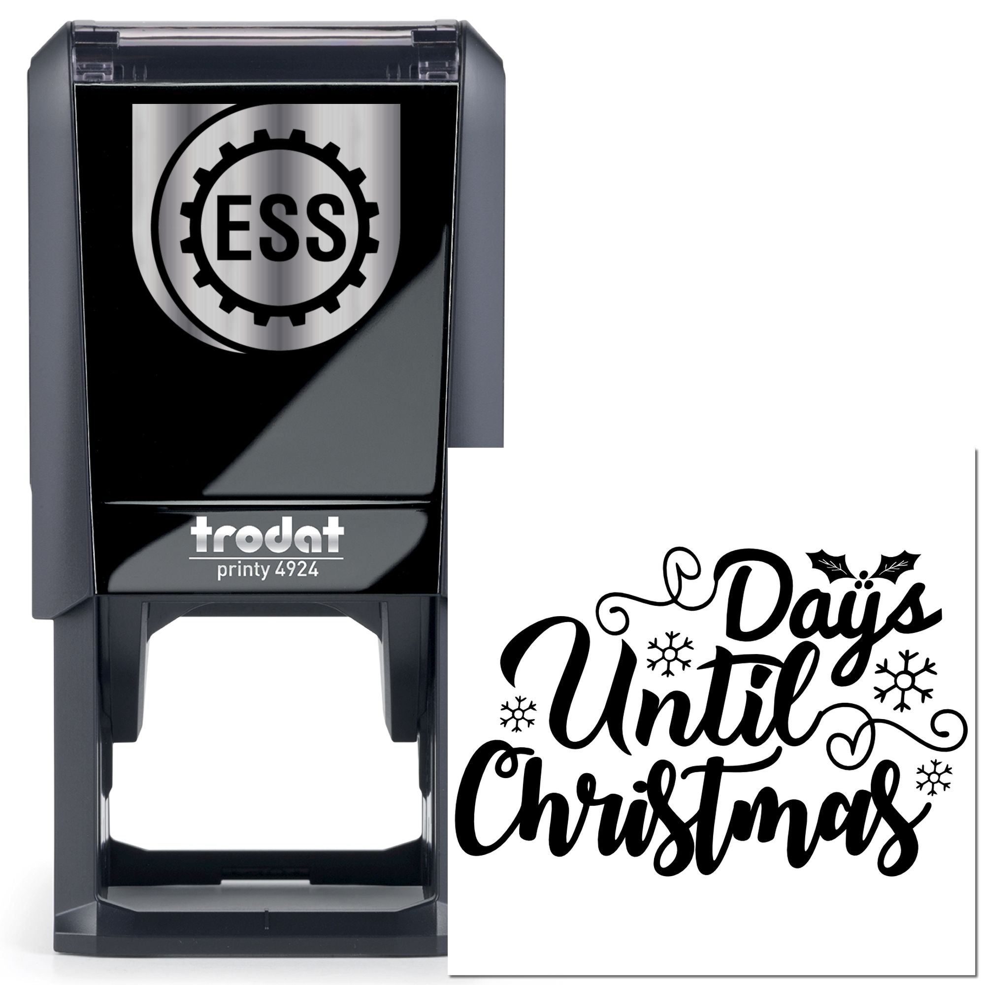 Self-Inking Christmas Countdown Cardmaking Stamp