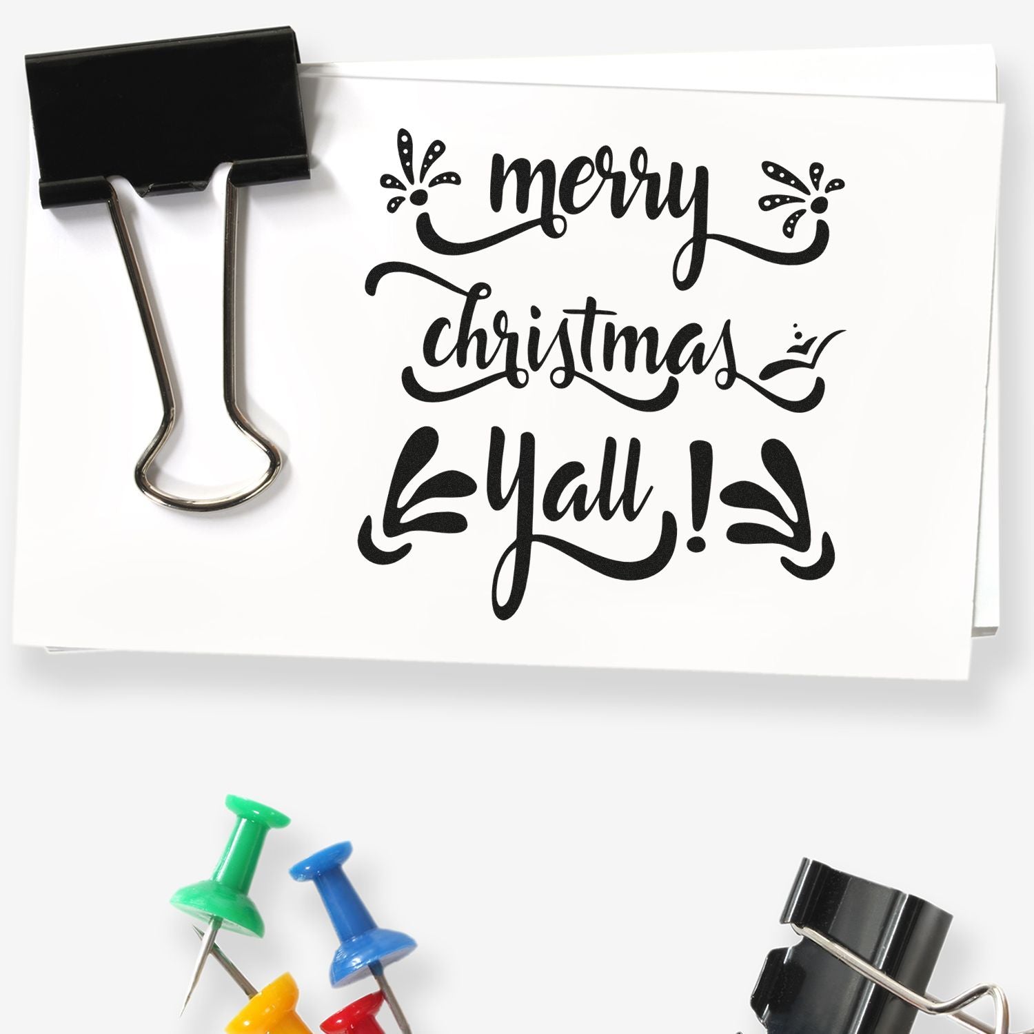 Self-Inking Merry Christmas Party Favor Stamp