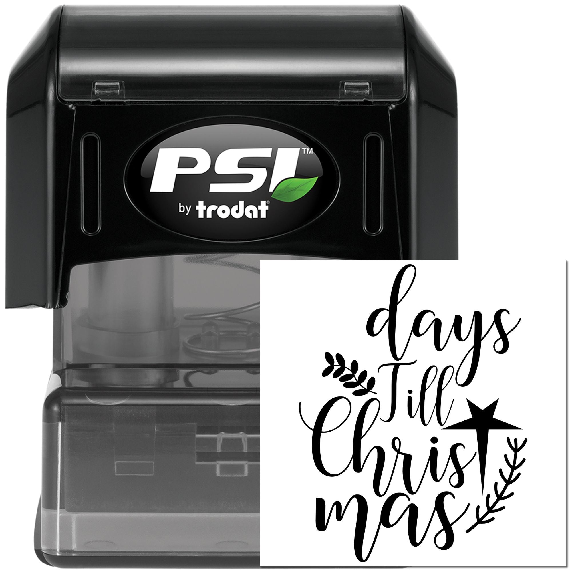 Pre-Inked Days Till Christmas Papercraft Stamp