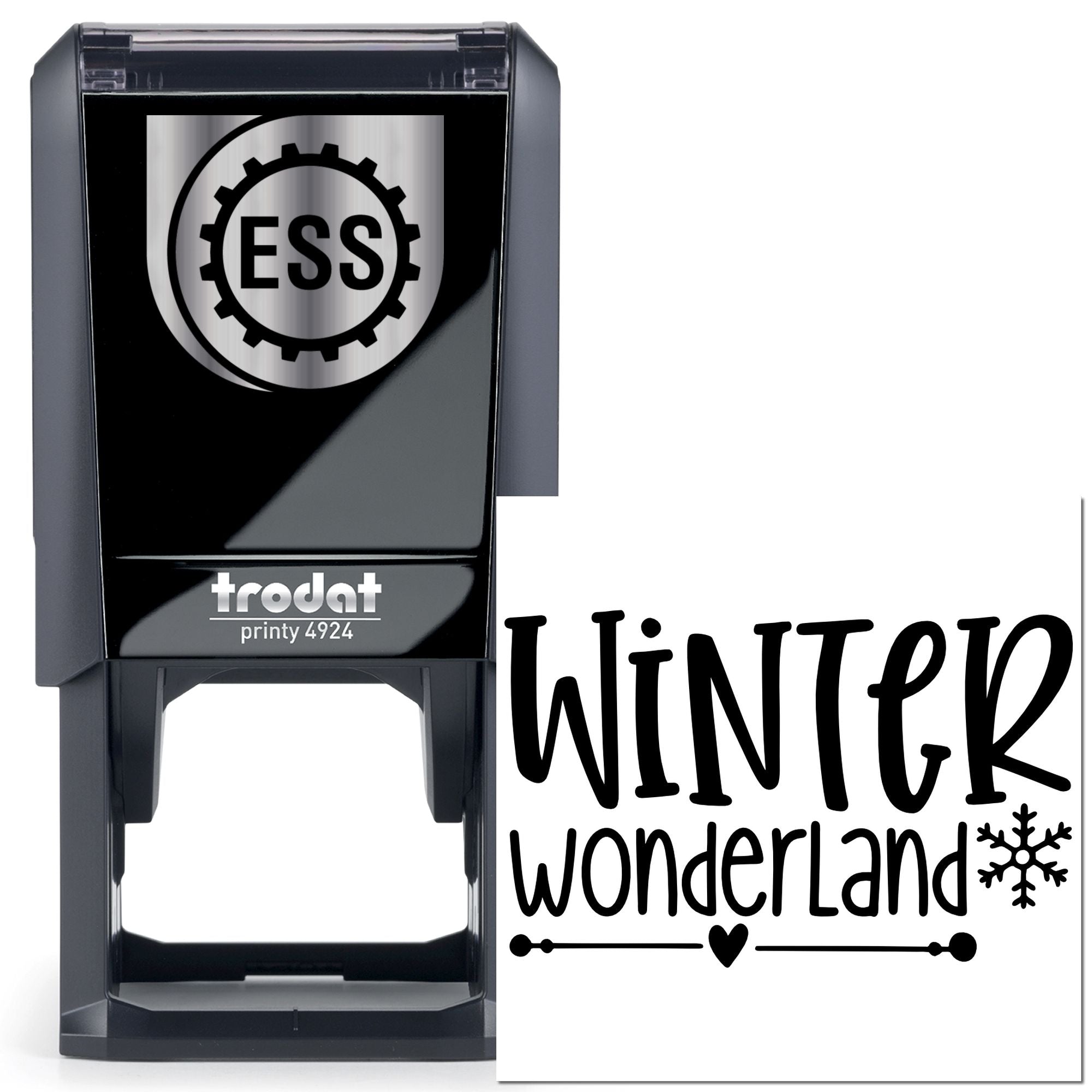 Self-Inking Winter Wonderland Journaling Stamp