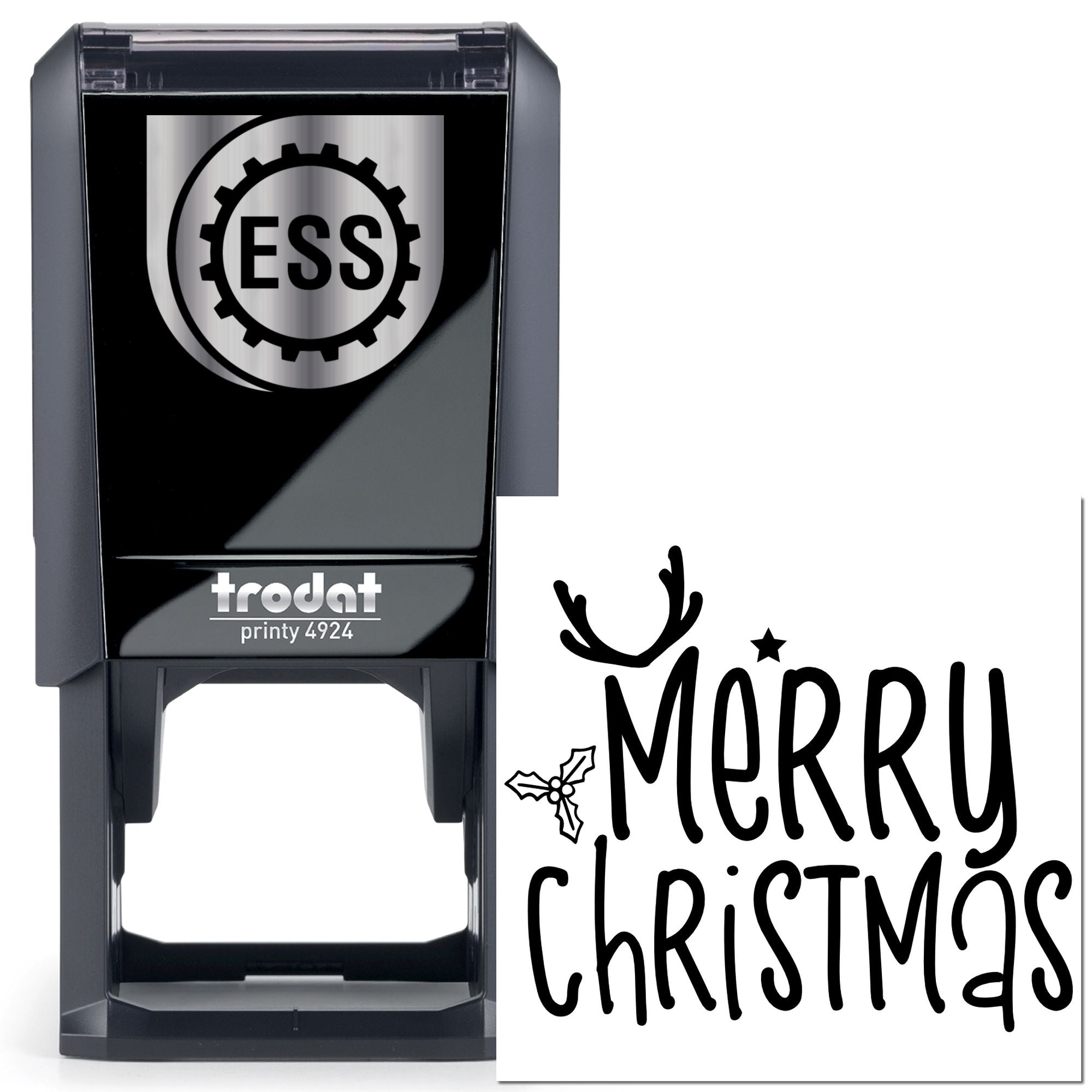 Self-Inking Holiday Cheer Paper Goods Stamp