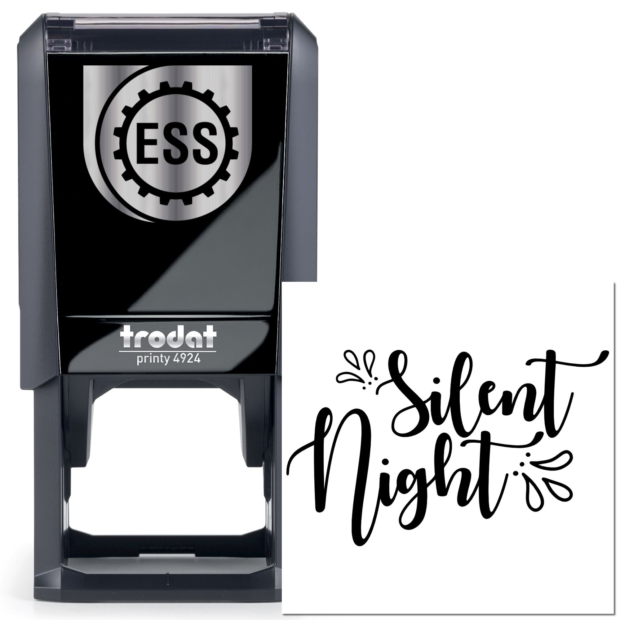 Self-Inking Silent Night Party Favor Stamp