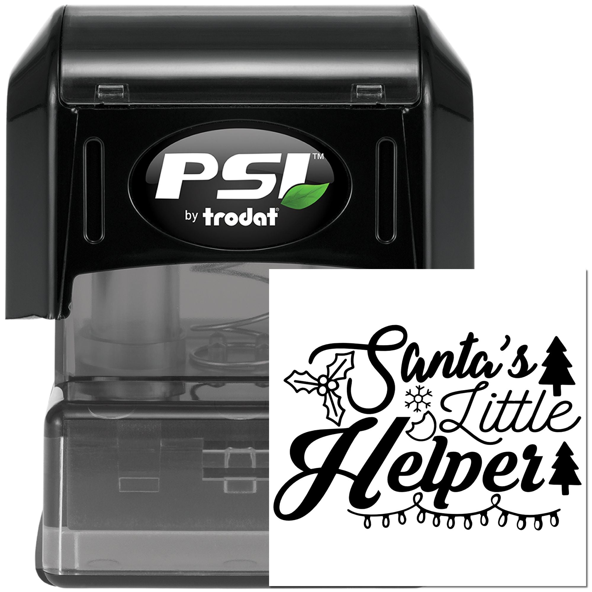 Pre-Inked Santa's Little Helper Place Card Stamp