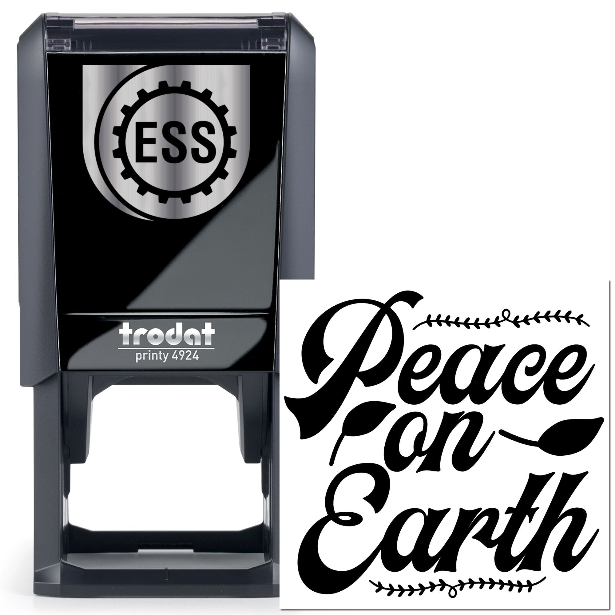 Self-Inking Peace Earth Crafting Stamp