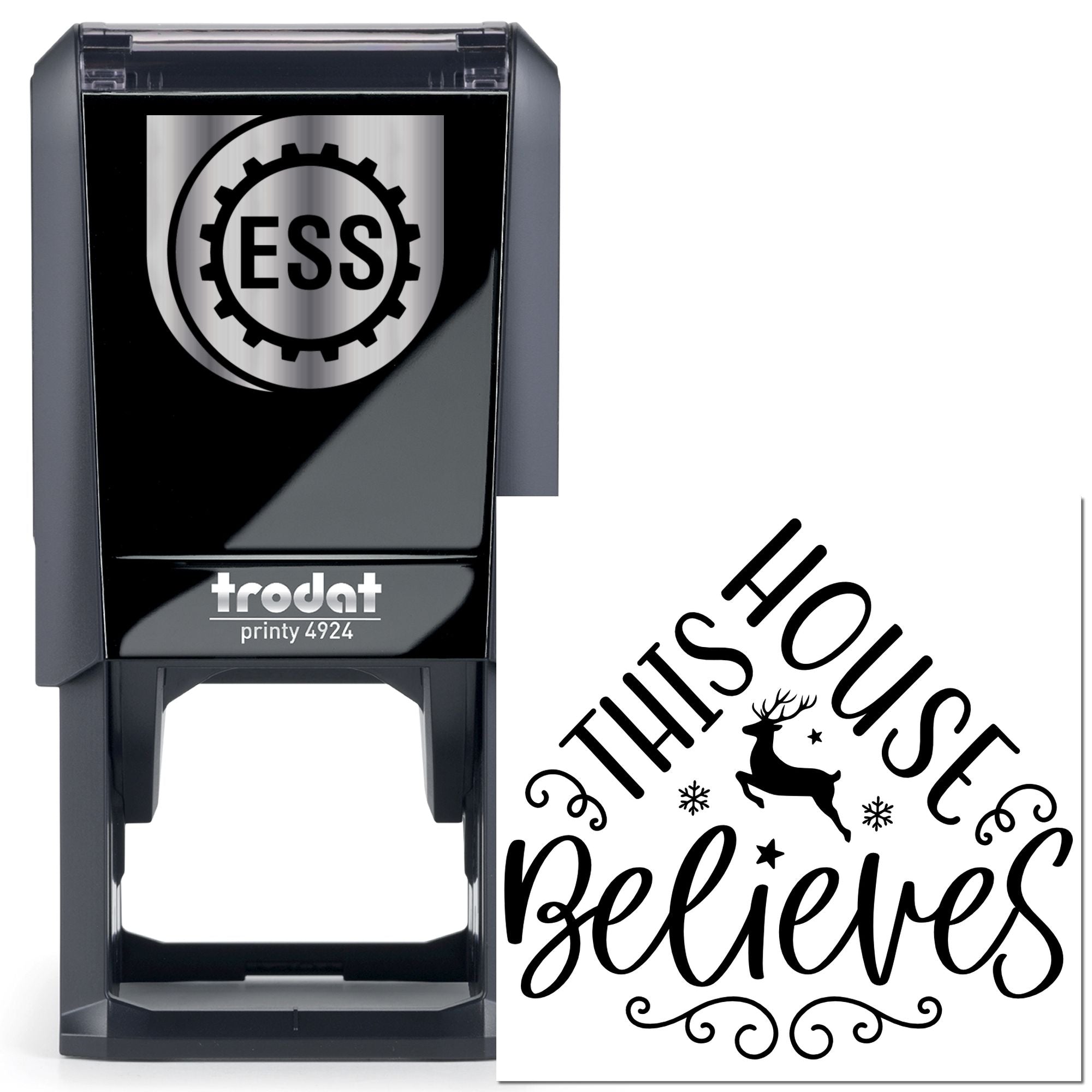 Self-Inking Holiday Beliefs Paper Craft Stamp