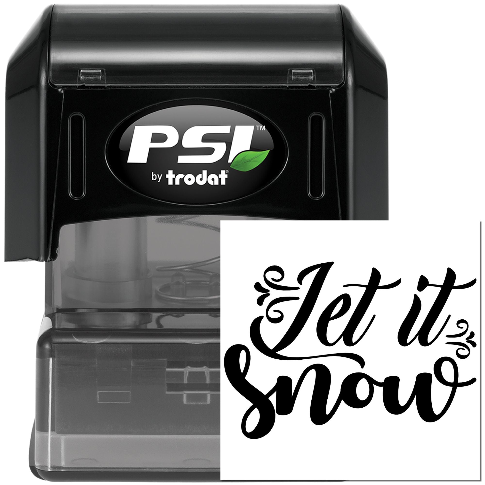 Pre-Inked Let It Snow Card Making Stamp