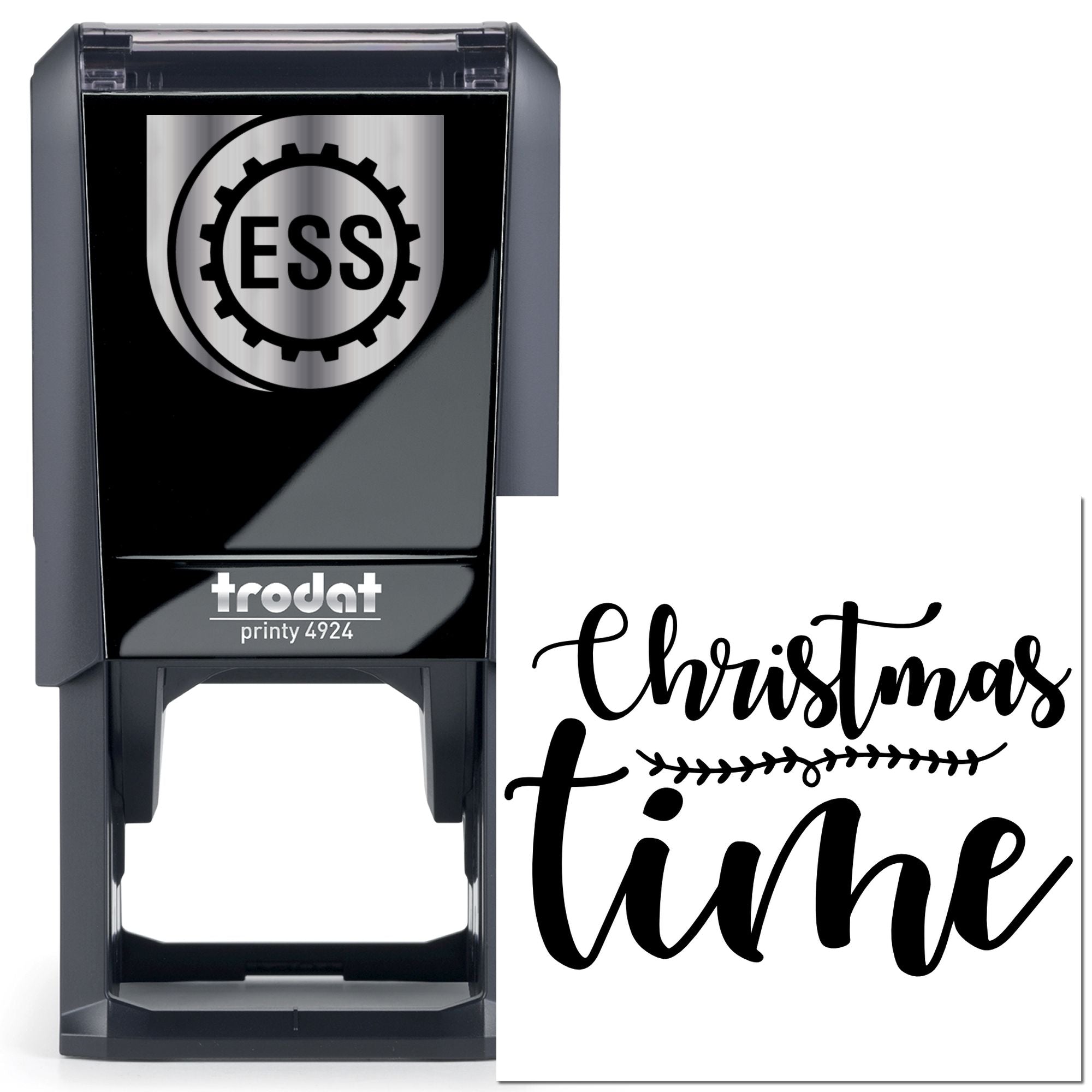 Self-Inking Christmas Lettering Paper Craft Stamp