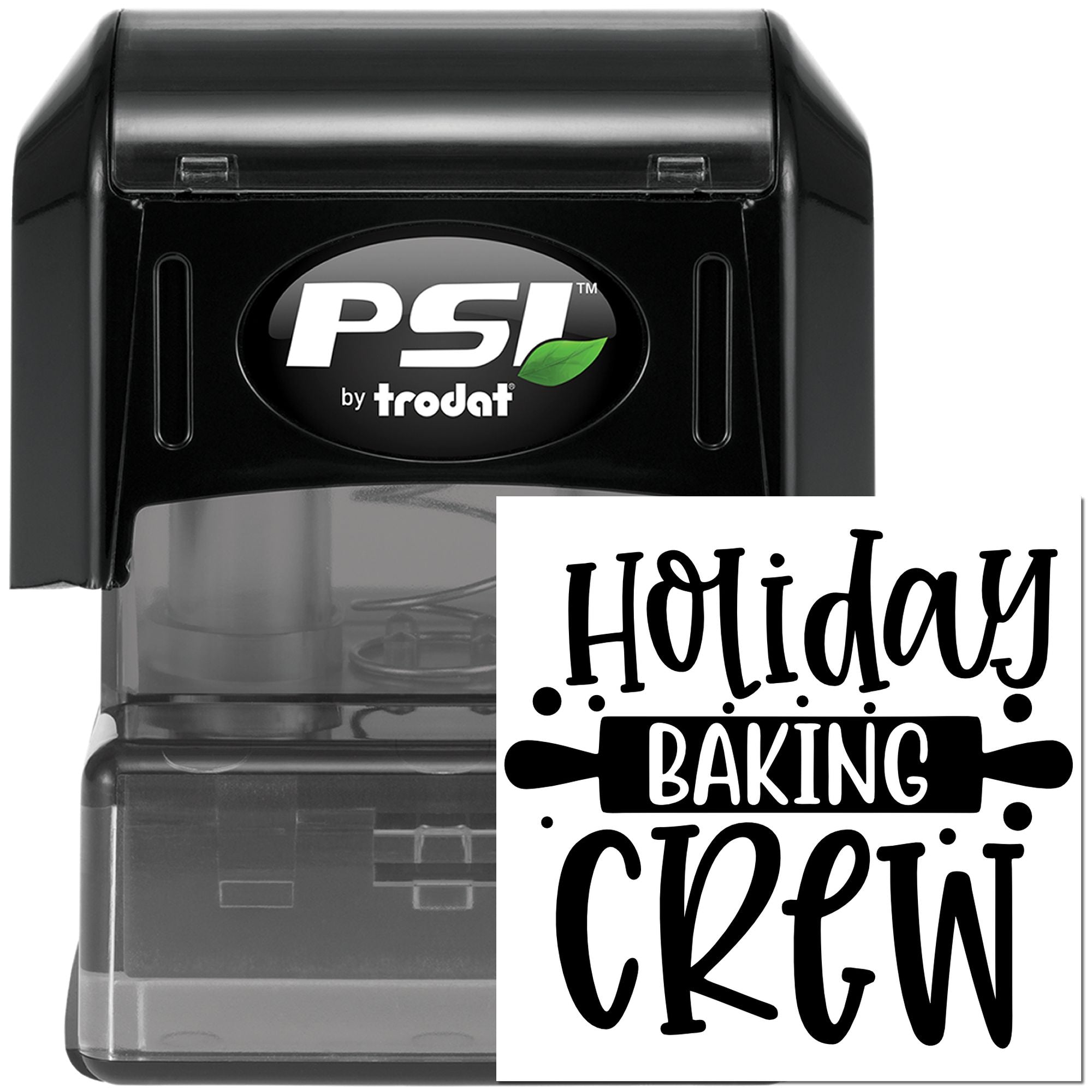 Pre-Inked Holiday Baking Crew Papercraft Stamp
