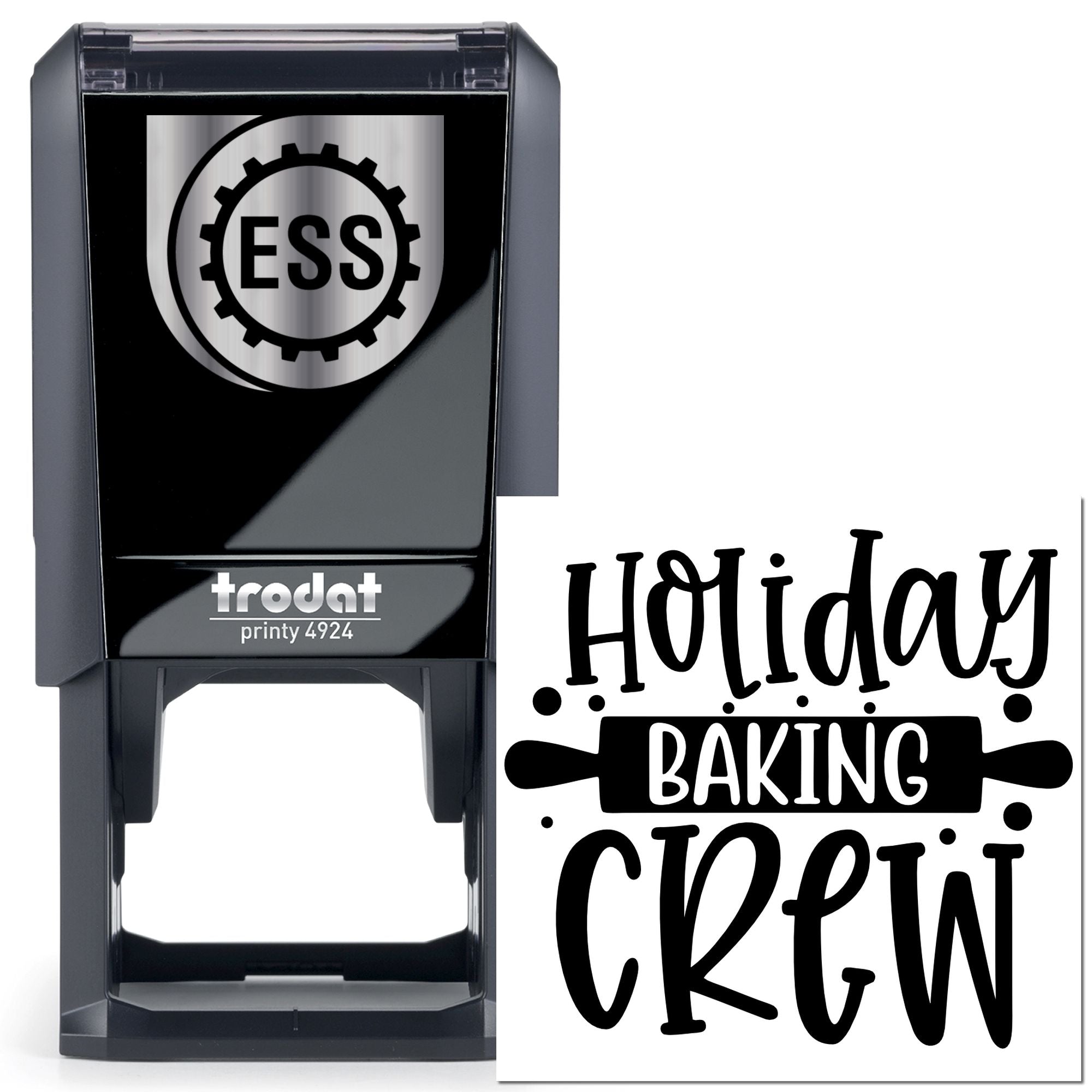 Self-Inking Holiday Baking Cardmaking Stamp