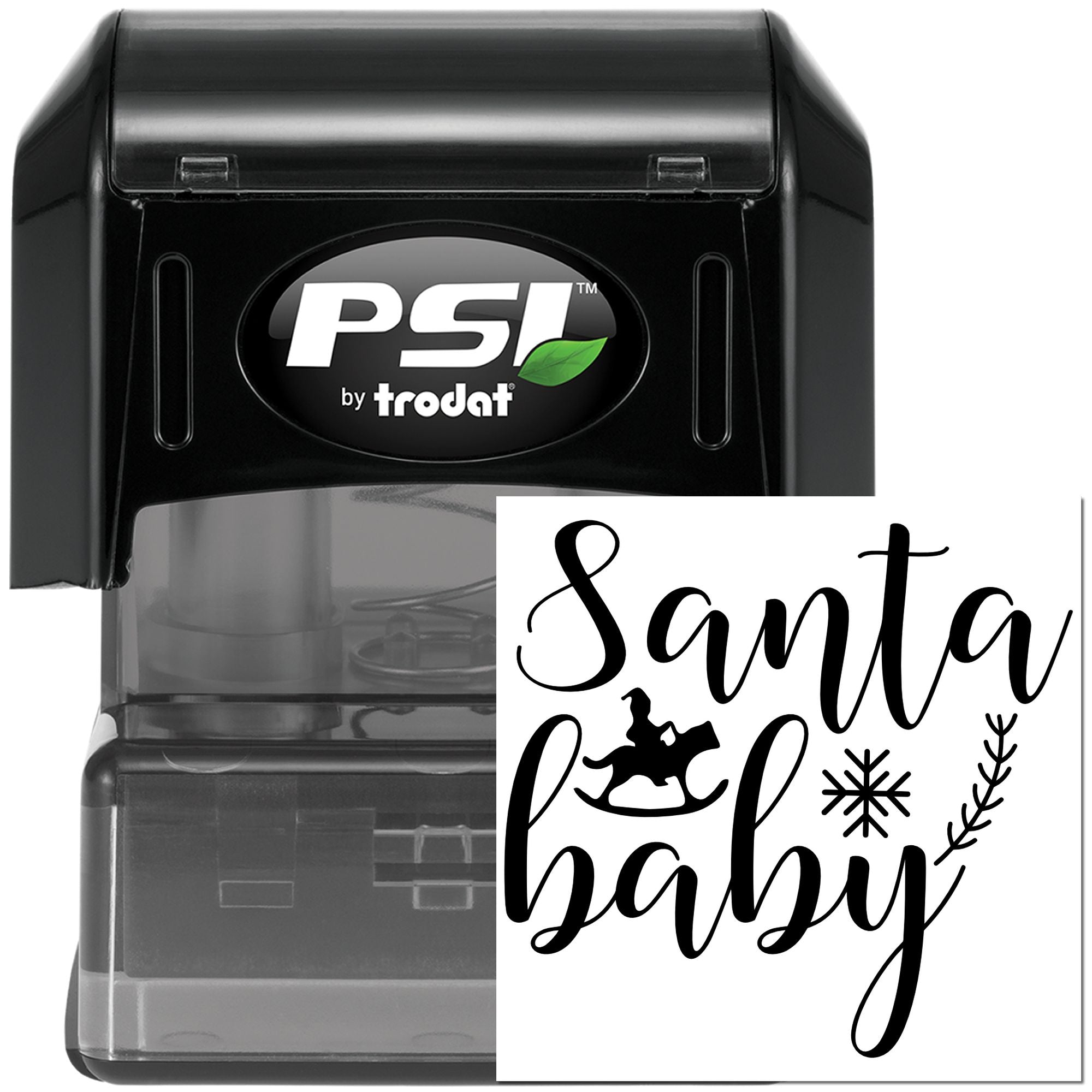 Pre-Inked Santa Baby Artwork Paper Goods Stamp
