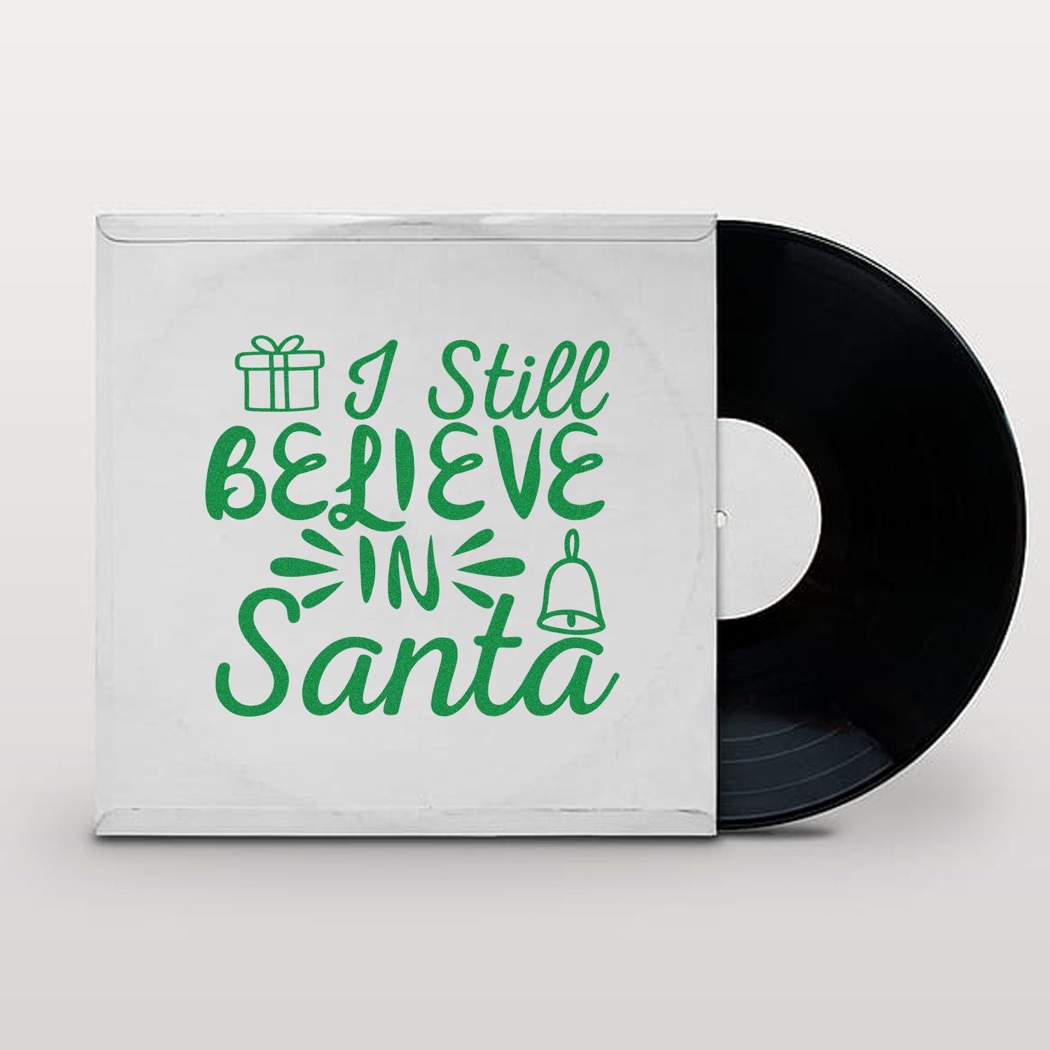 Pre-Inked Believe In Santa Note Card Stamp