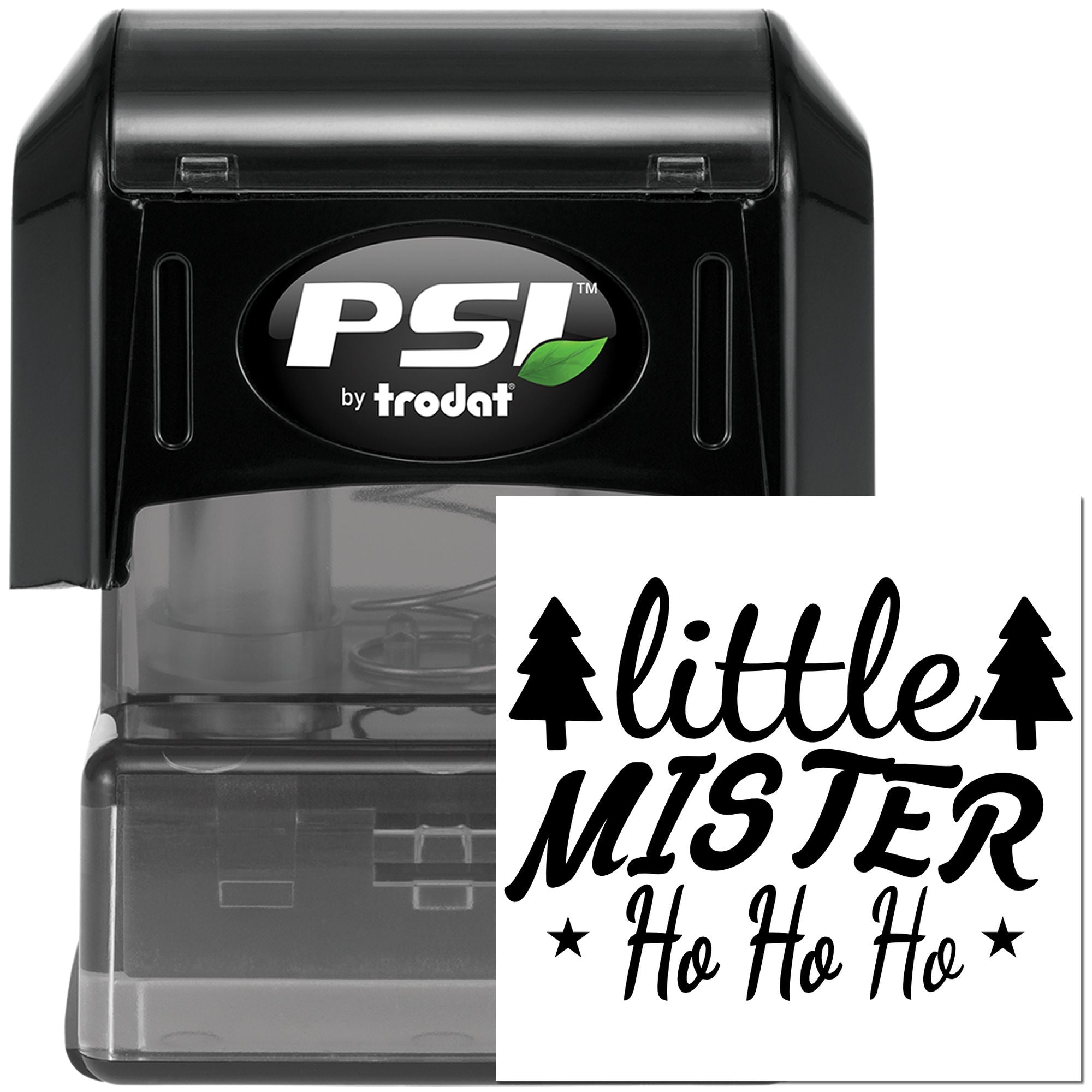 Pre-Inked Little Mister Hohoho Tag Stamp