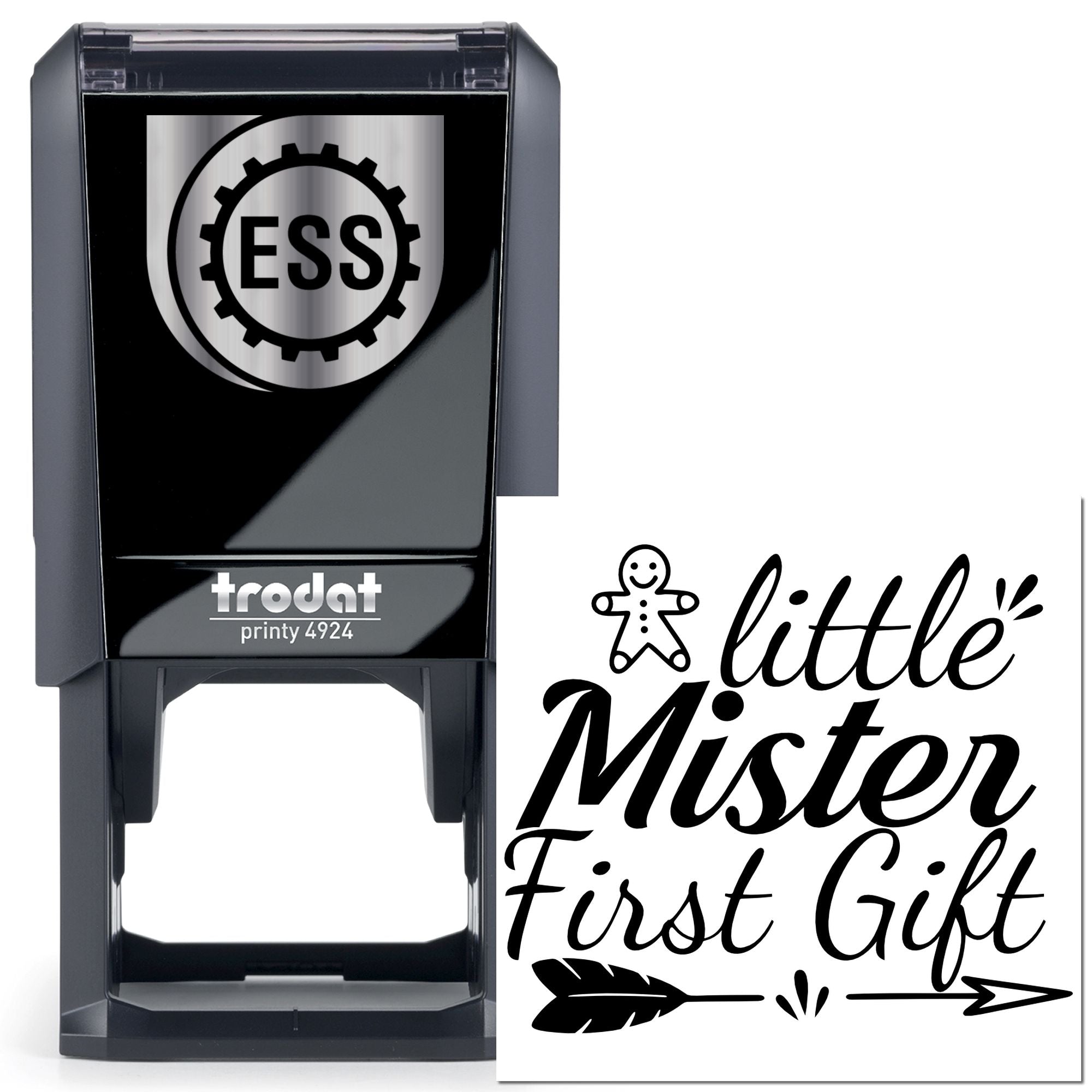 Self-Inking Little Mister Party Favor Stamp