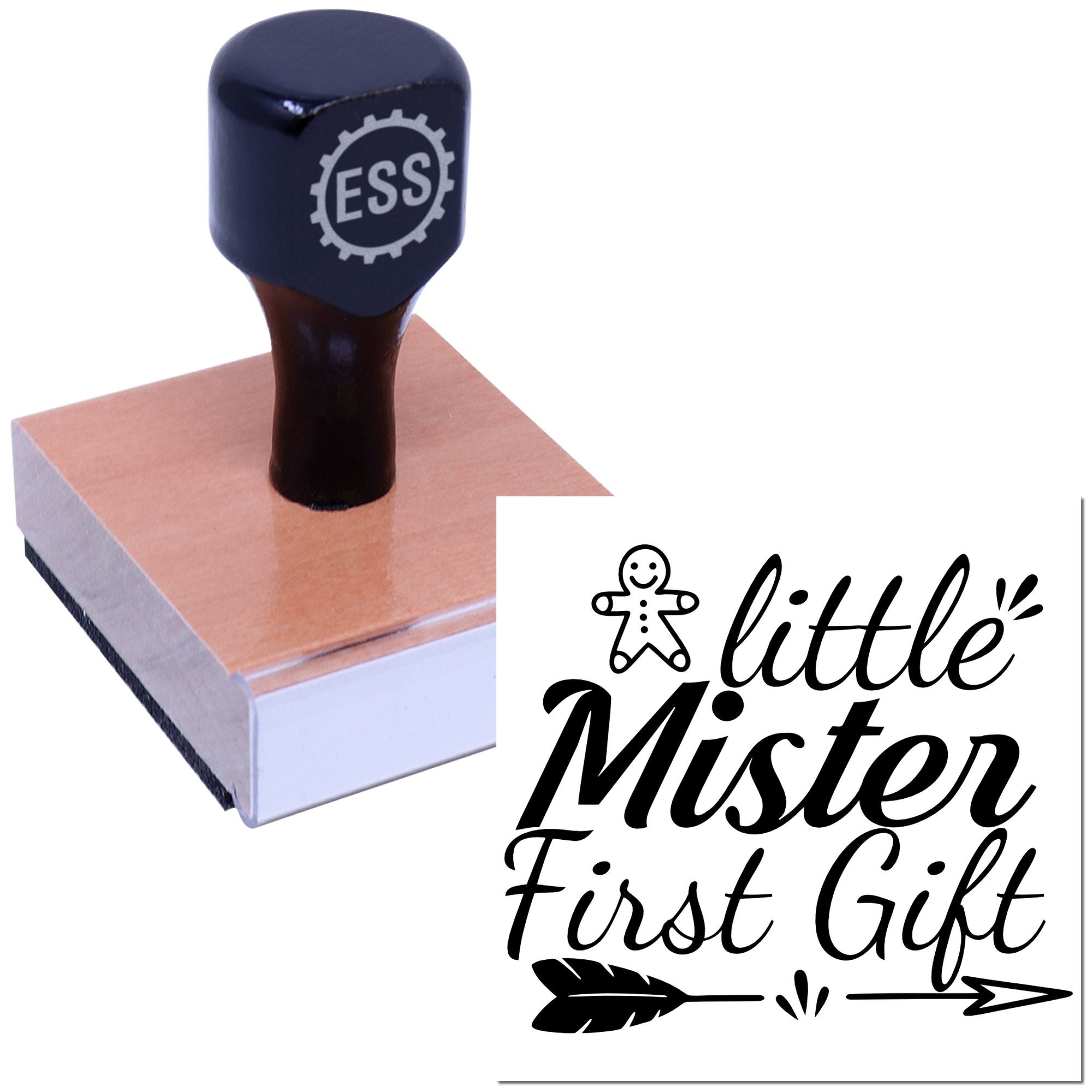 First Christmas Keepsake Craft Rubber Stamp