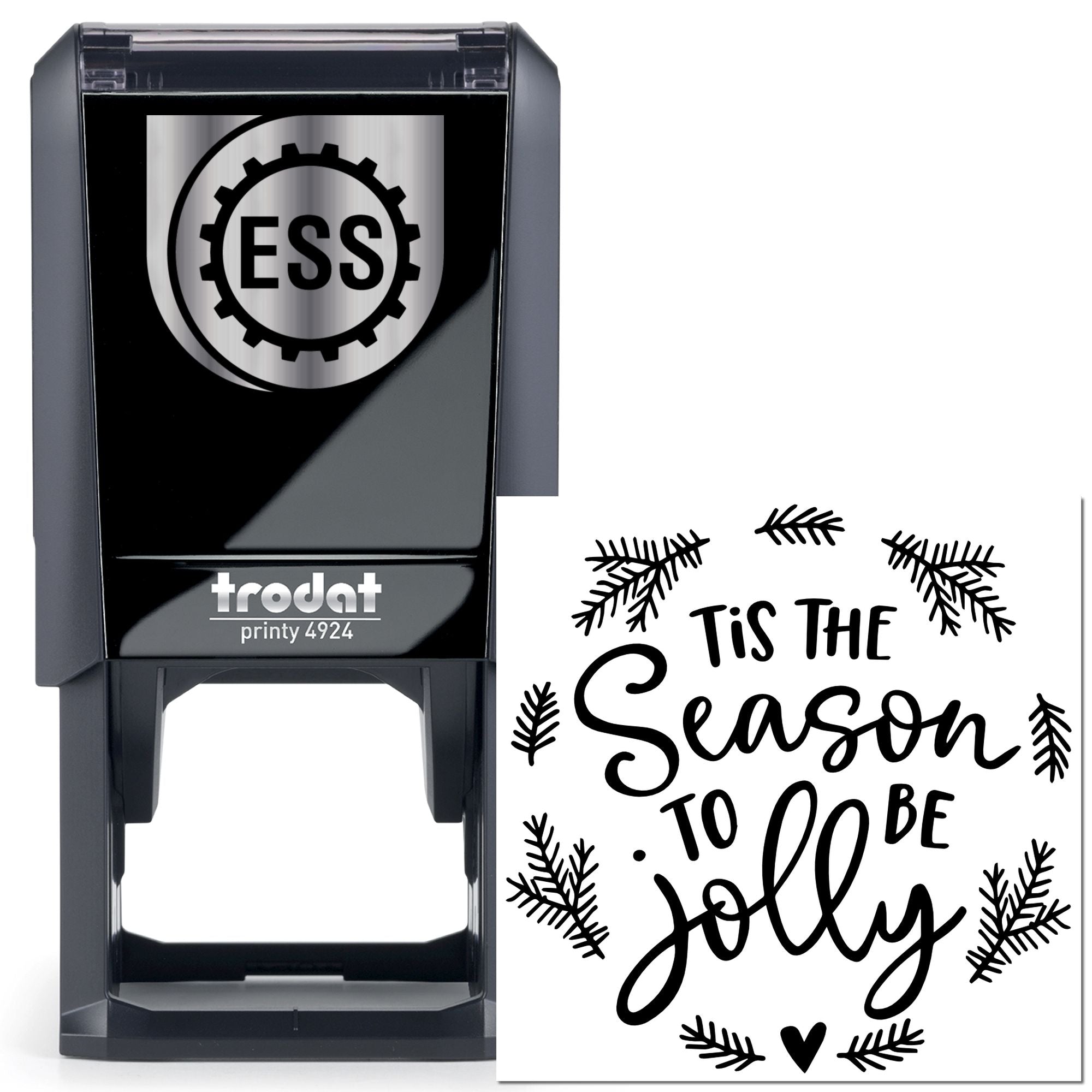 Self-Inking Holiday Holly Handcraft Stamp