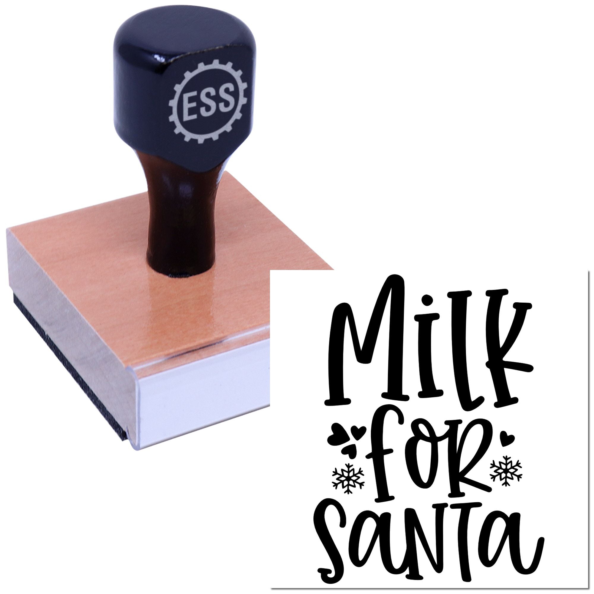 Festive Milk Offering Paper Goods Rubber Stamp