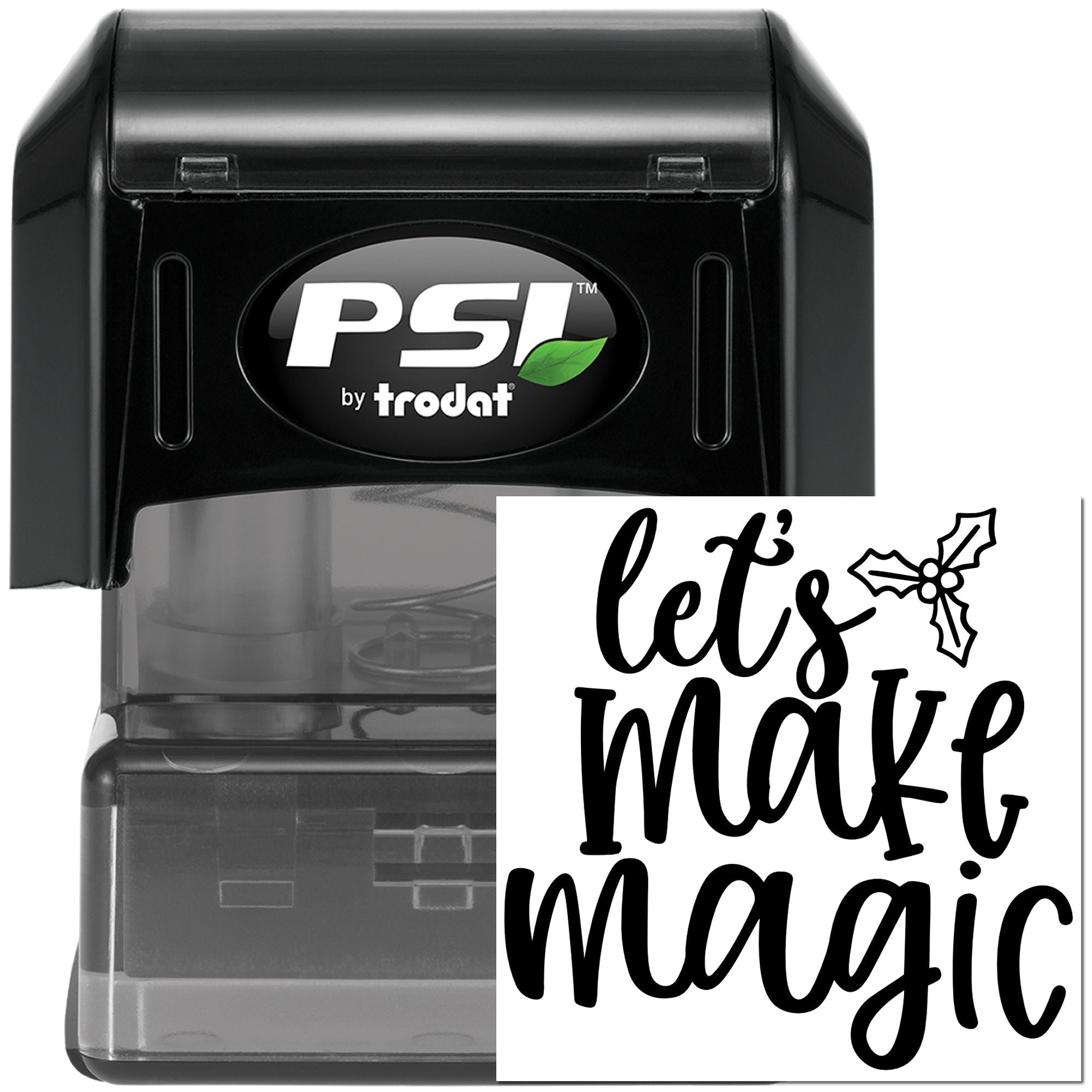 Pre-Inked Let's Make Magic Cardmaking Stamp