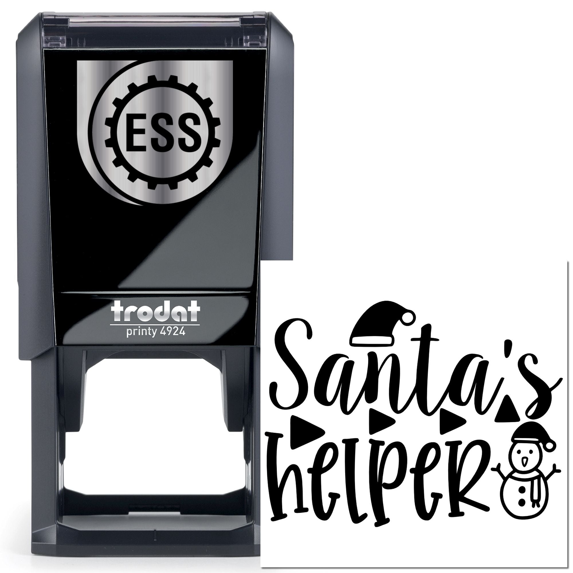 Self-Inking Santa's Helper Place Card Stamp