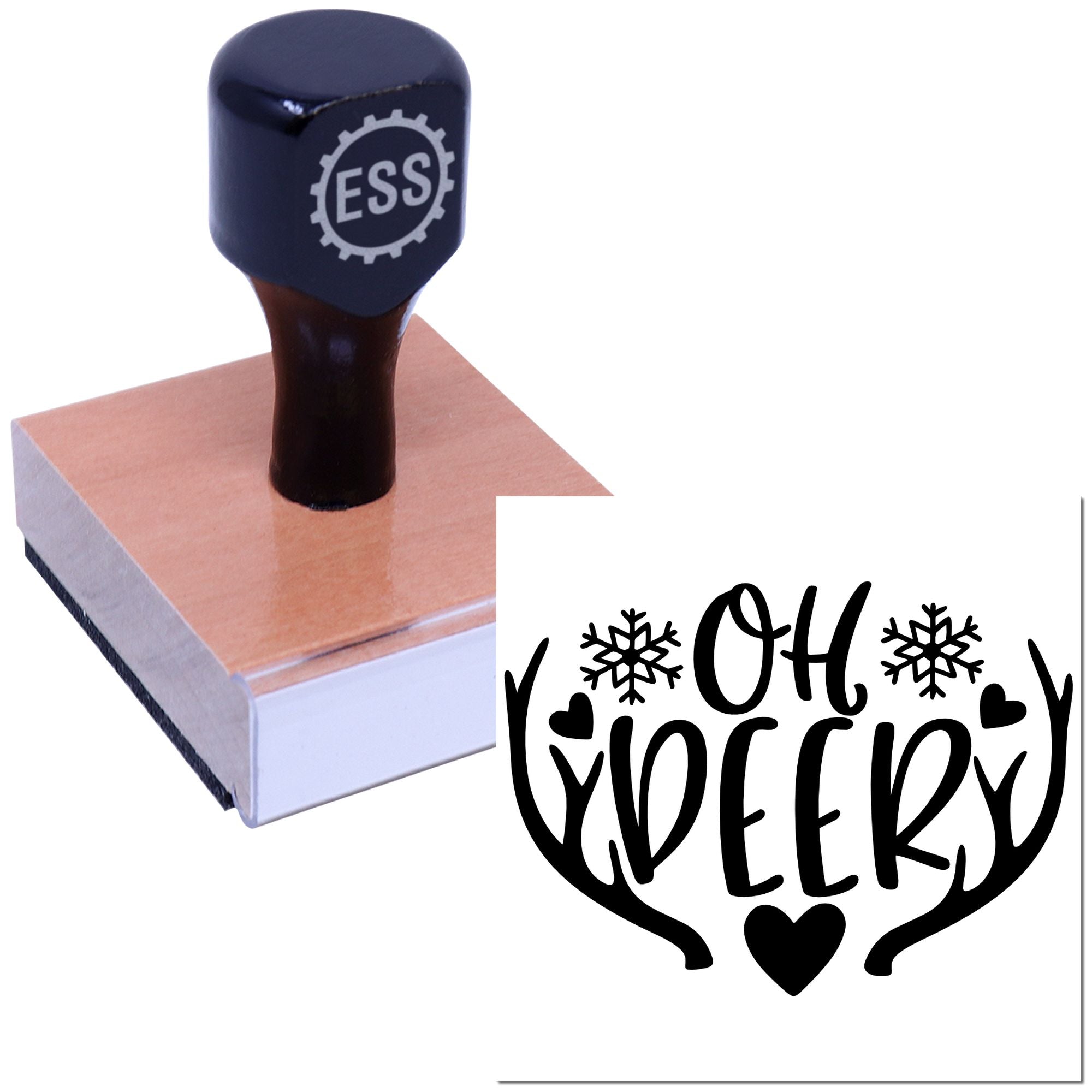 Oh Deer Cheer Craft Rubber Stamp
