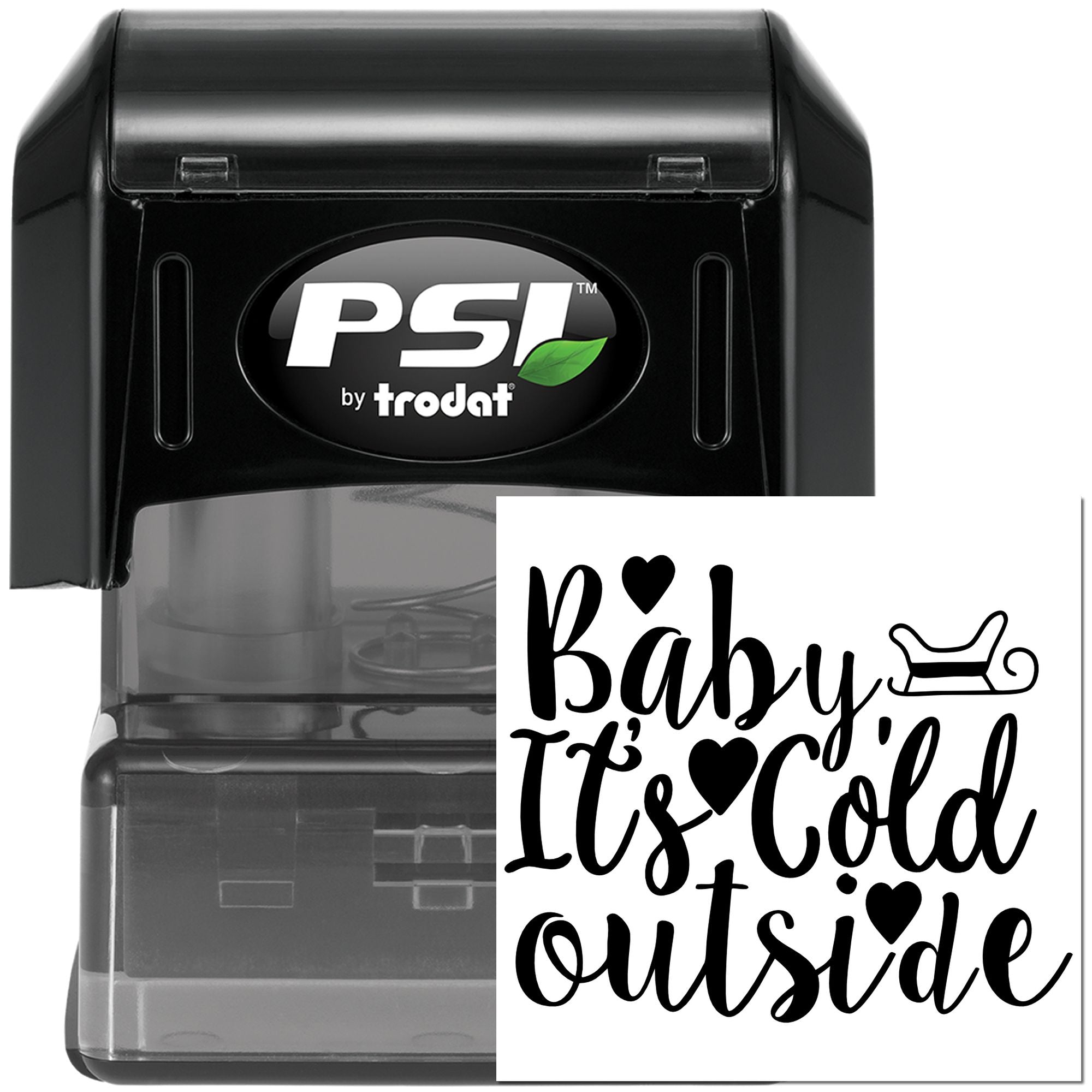 Pre-Inked It's Cold Outside Place Card Stamp