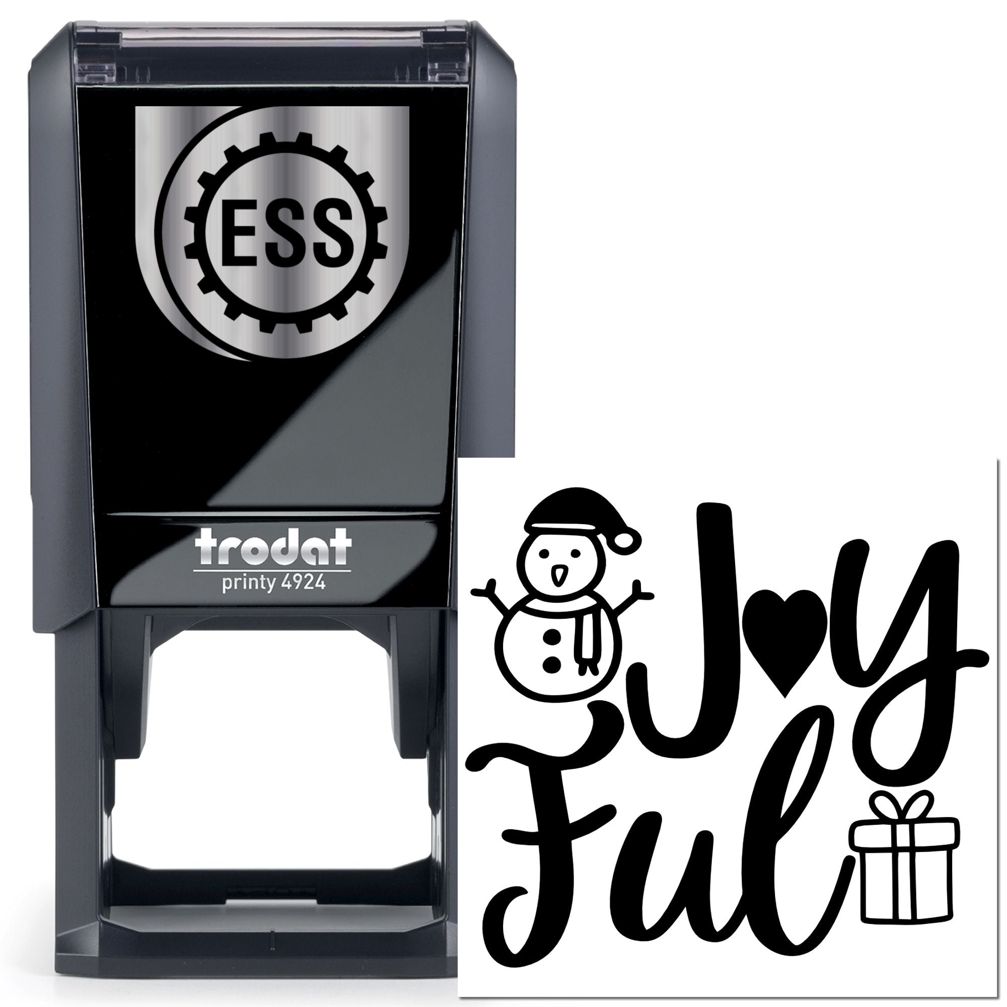 Self-Inking Joyful Christmas Crafting Stamp
