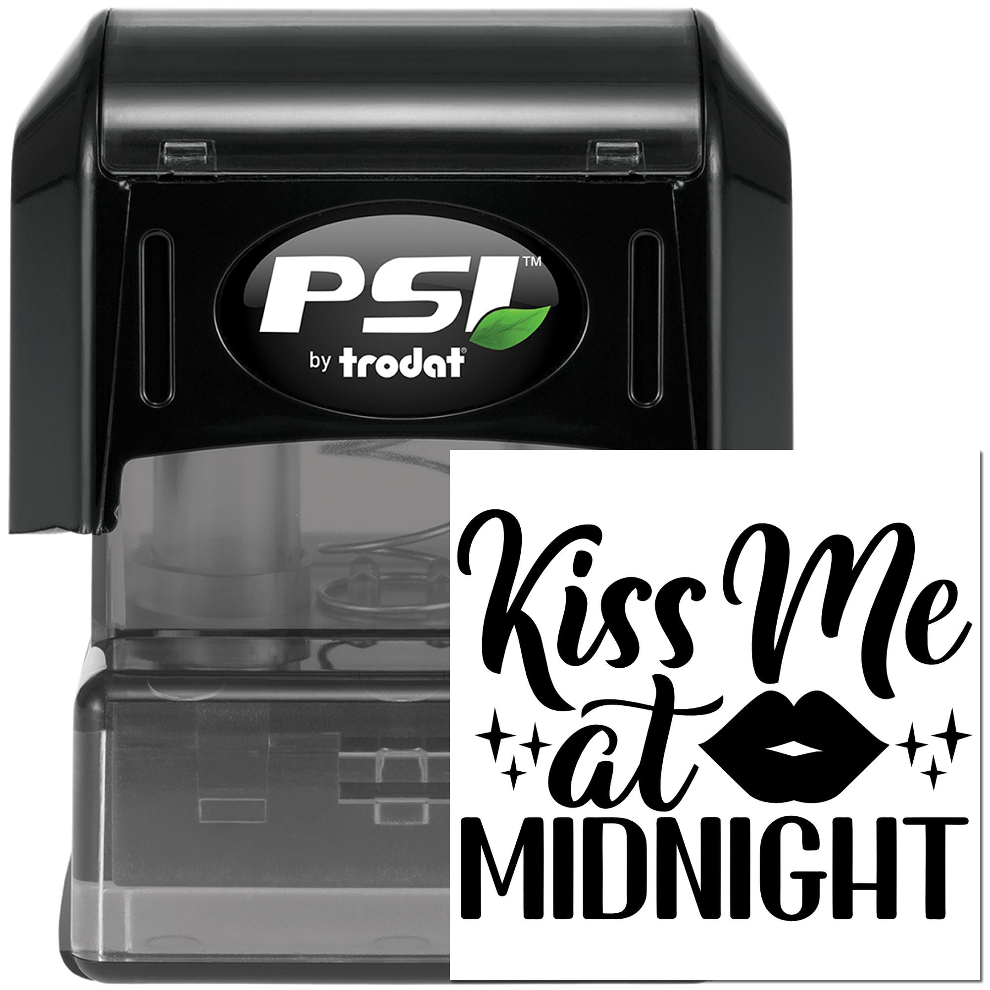Pre-Inked Kiss Me Midnight Cardmaking Stamp