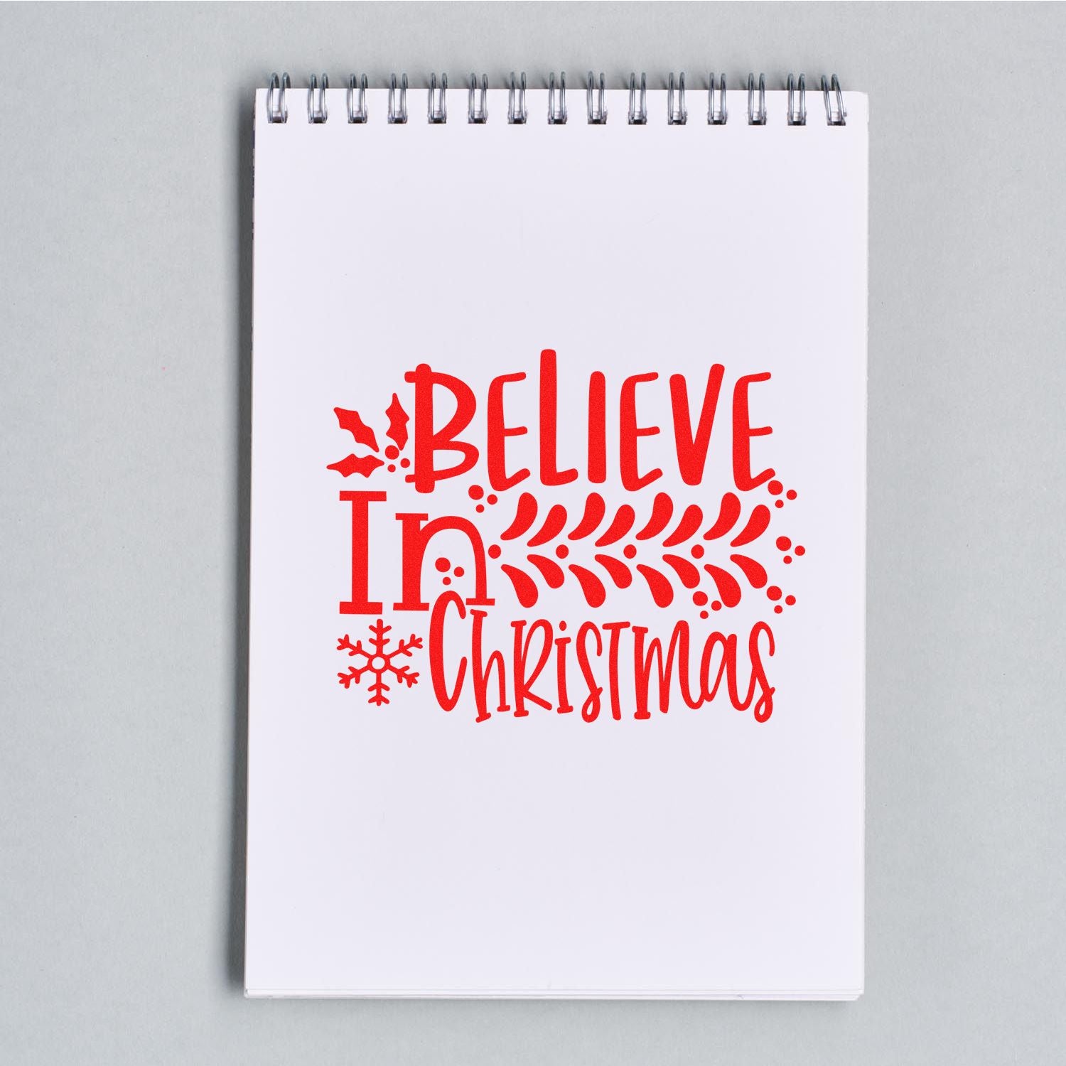 Faithful Yuletide Cheer Craft Rubber Stamp