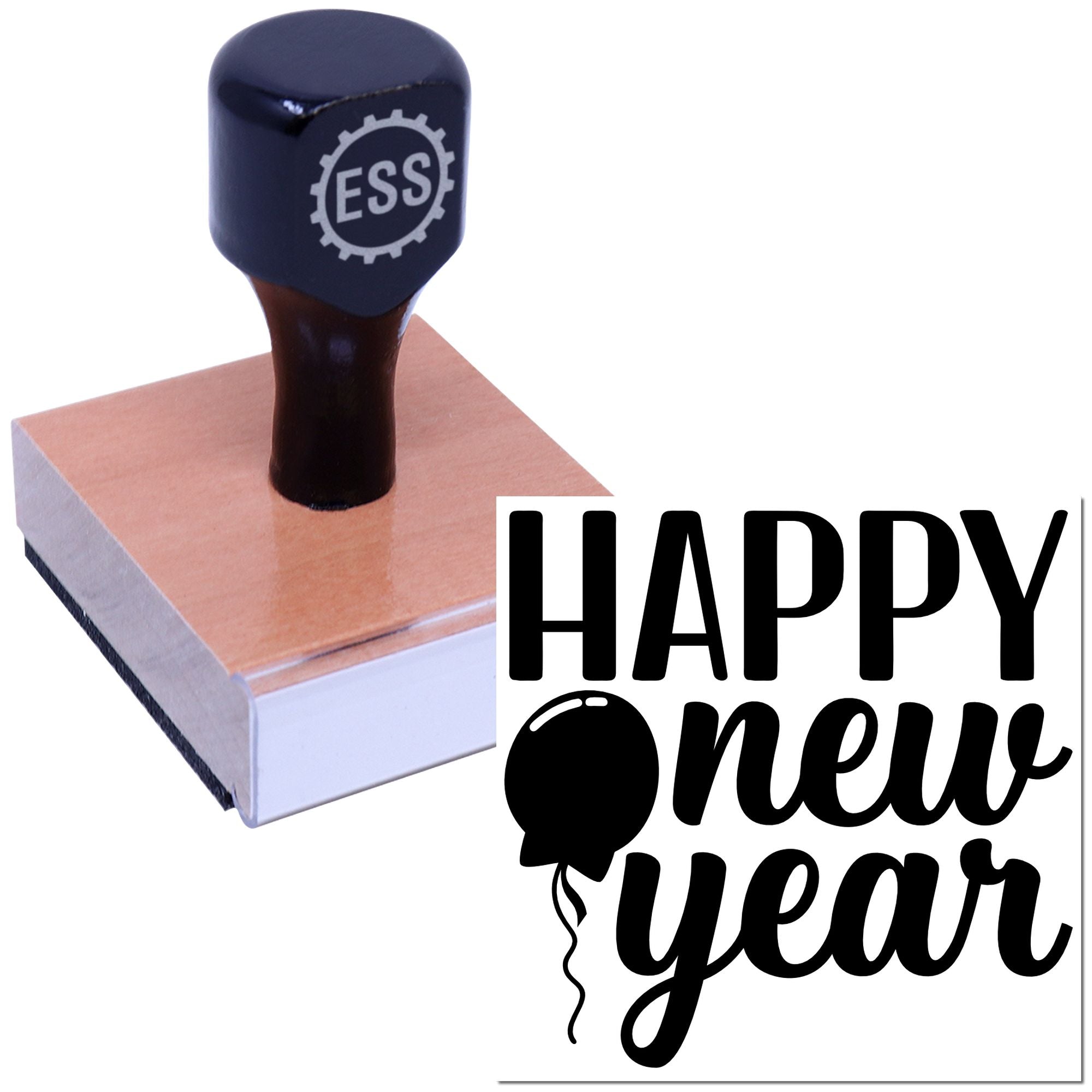 Joyful Celebration Poster Handcraft Rubber Stamp