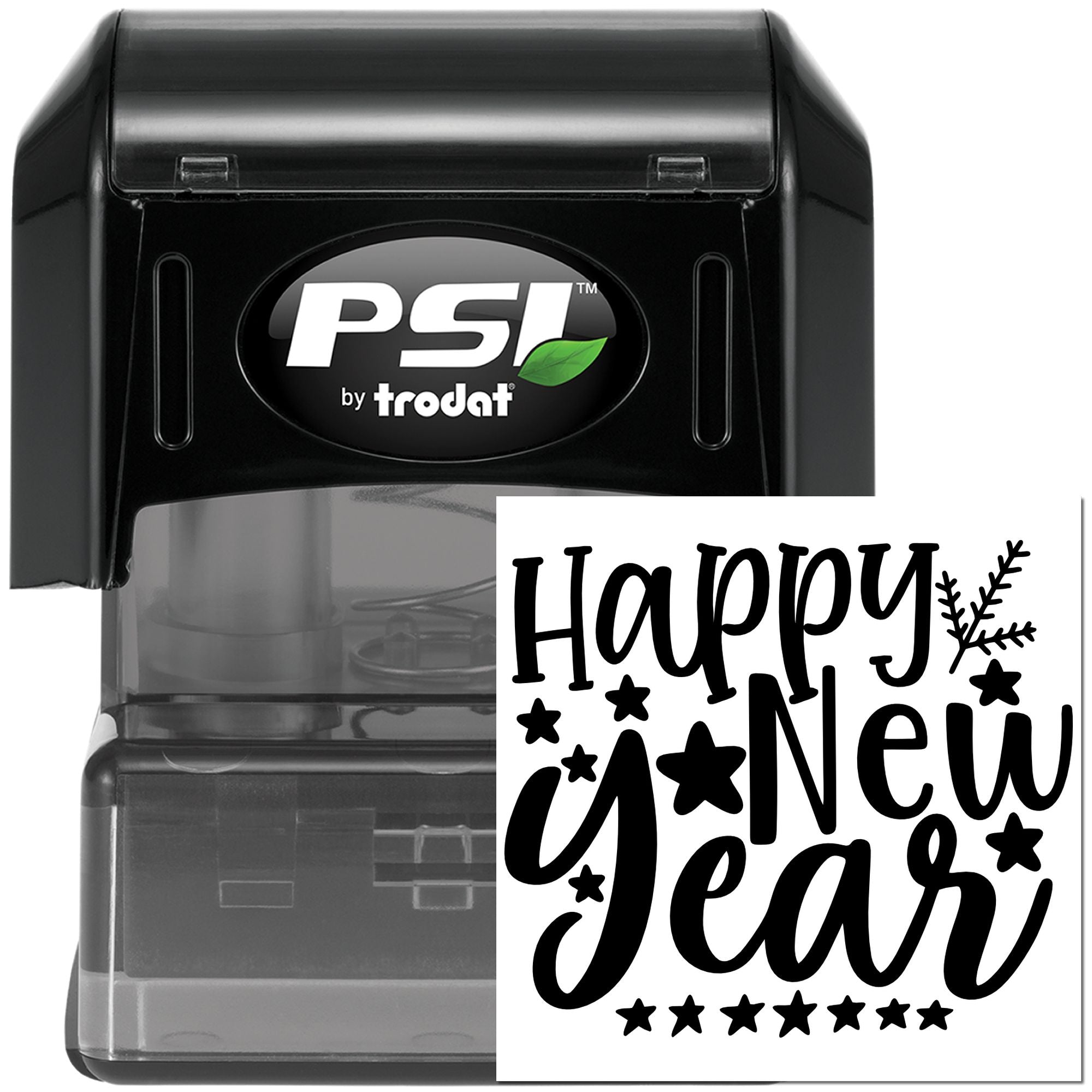 Pre-Inked Happy New Year Paper Craft Stamp