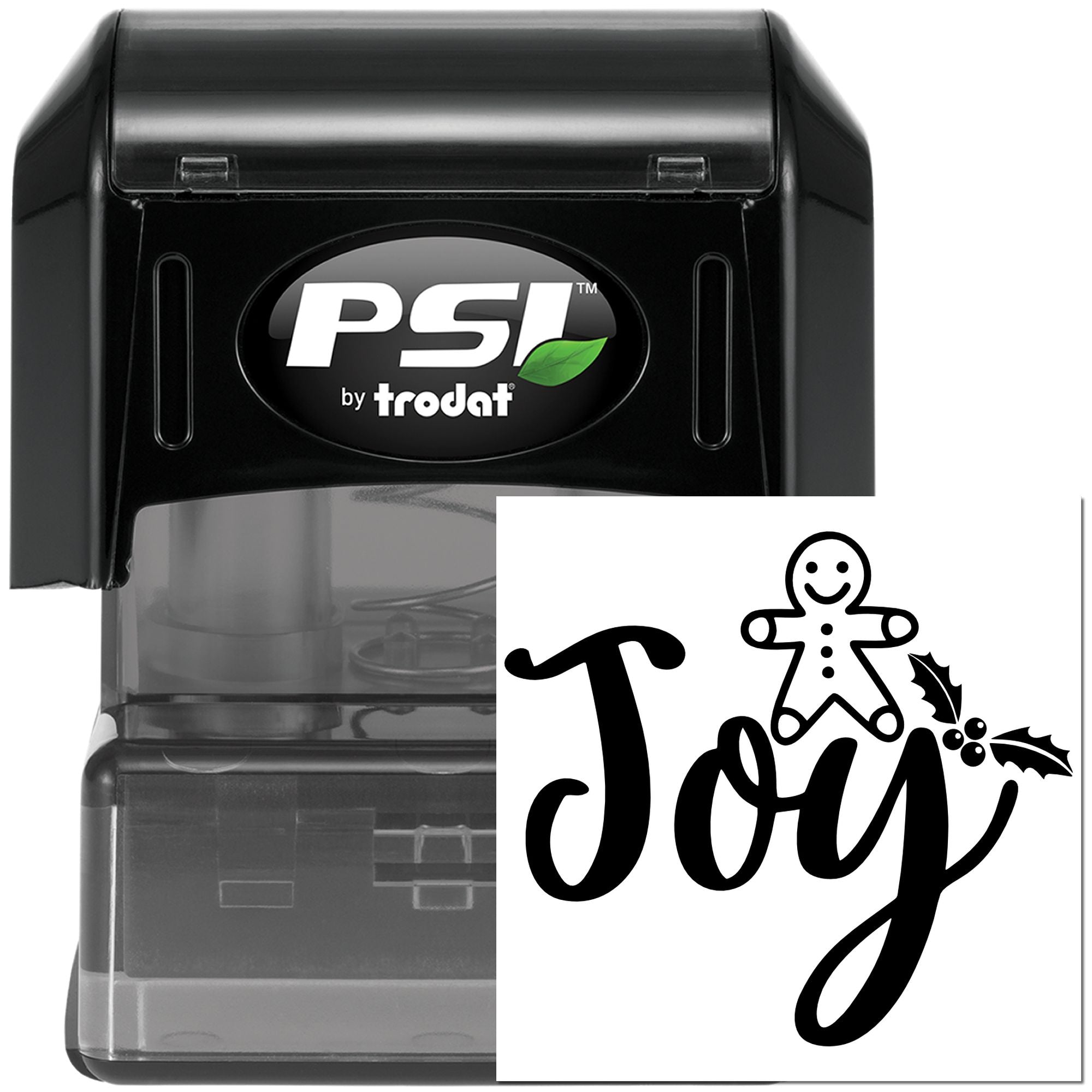 Pre-Inked Joyful Christmas Spirit Journaling Stamp