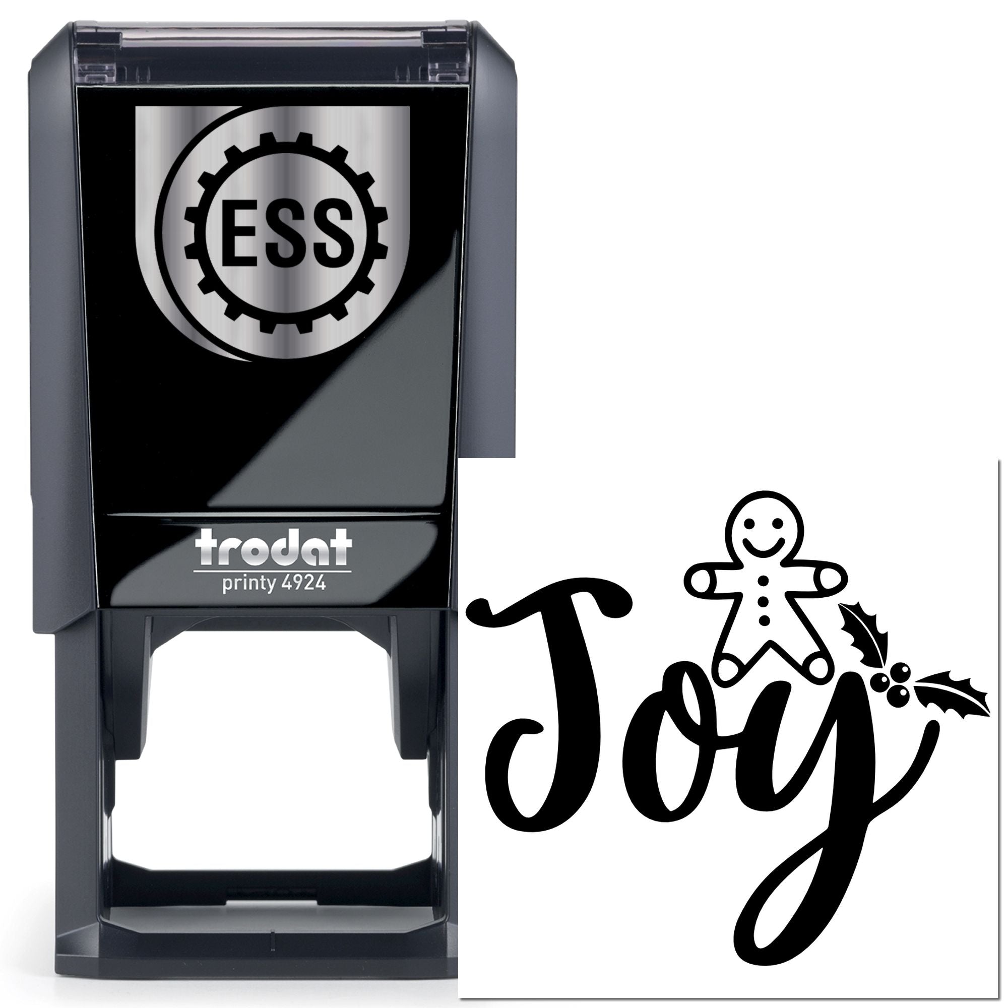 Self-Inking Happy Holidays Greeting Card Stamp
