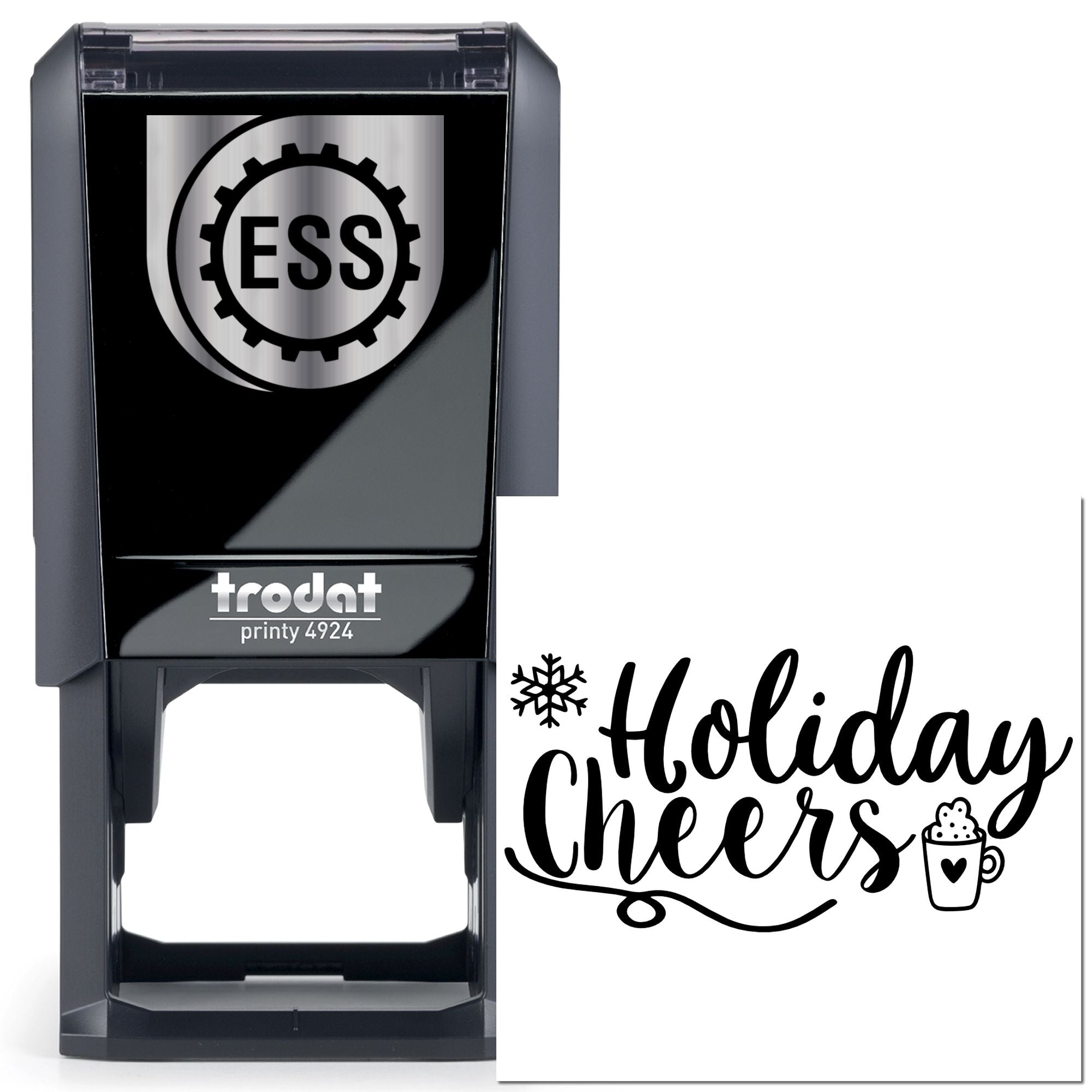 Self-Inking Holiday Cheers Journaling Stamp