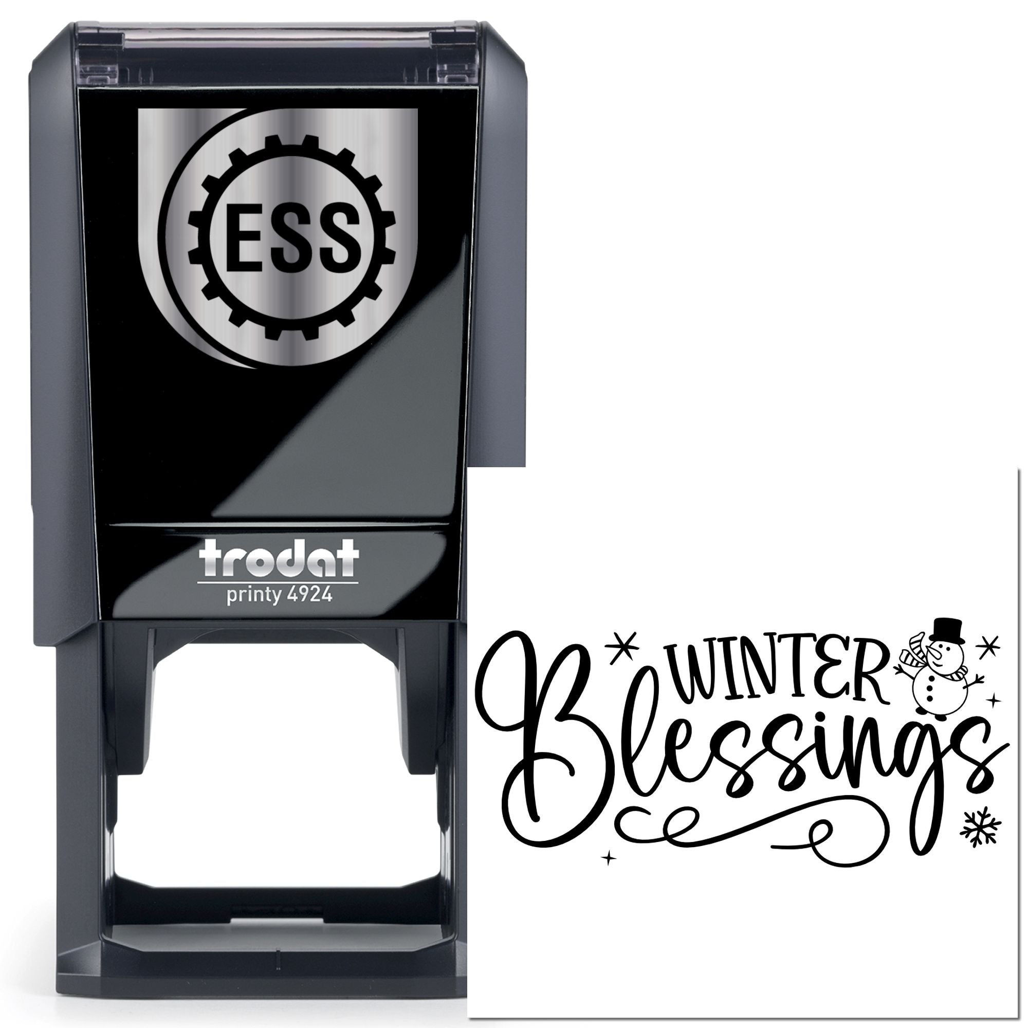Self-Inking Winter Blessings Craft Stamp