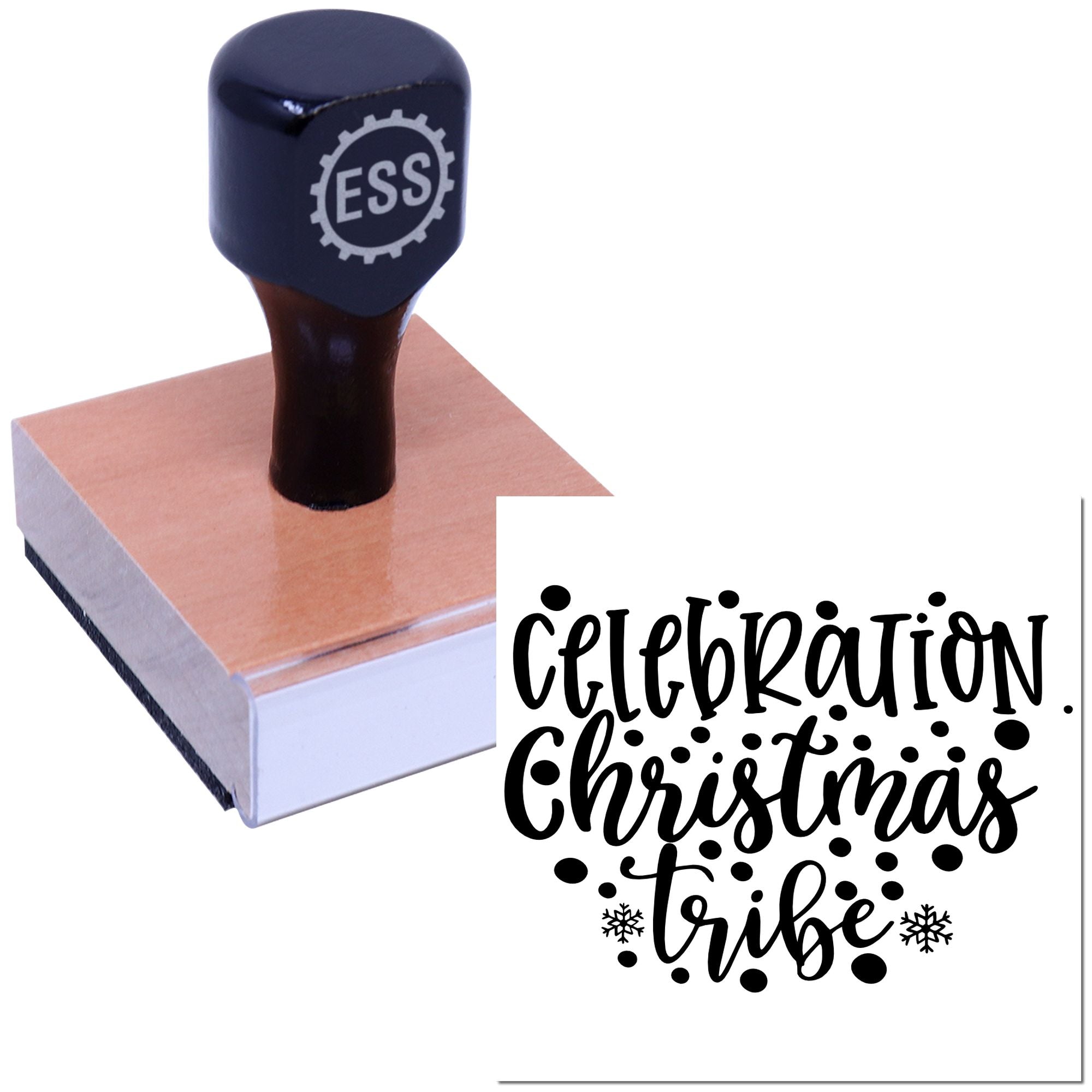 Holiday Cheer Collective Scrapbooking Rubber Stamp